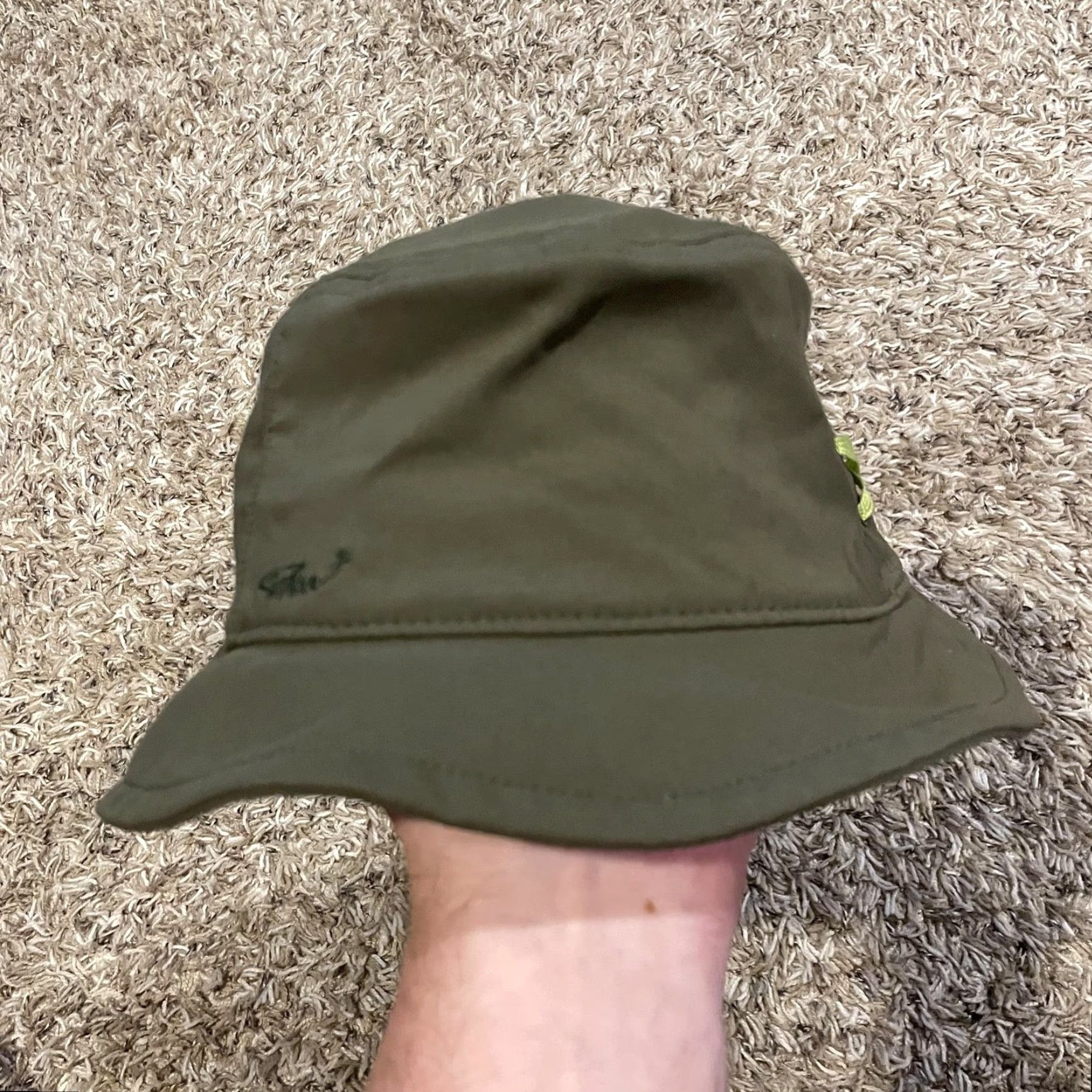 Prana prAna Zion Bucket Hat Womens L/XL Green Neon Lace Outdoor Hiking Nylon Size ONE SIZE - 6 Thumbnail