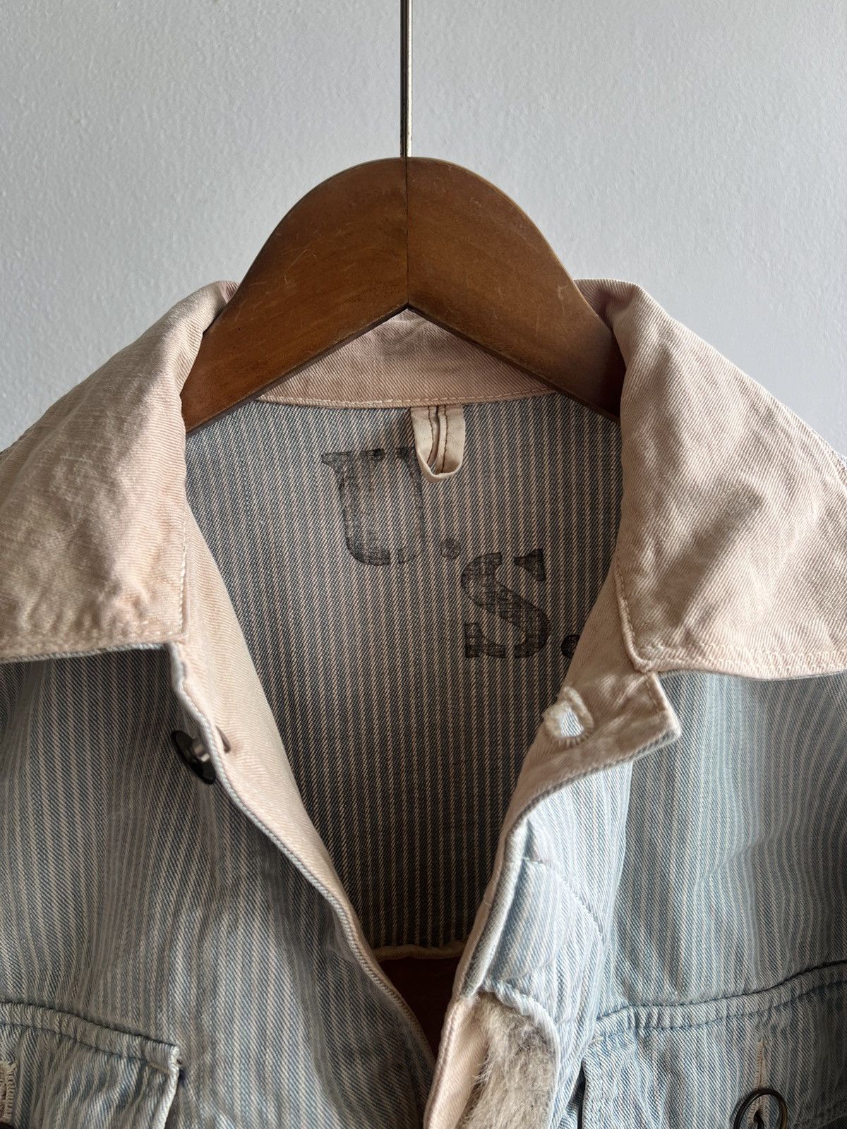 Kapital Vintage Kapital Striped Denim Jacket Size US S / EU 44-46 / 1 - 6 Thumbnail