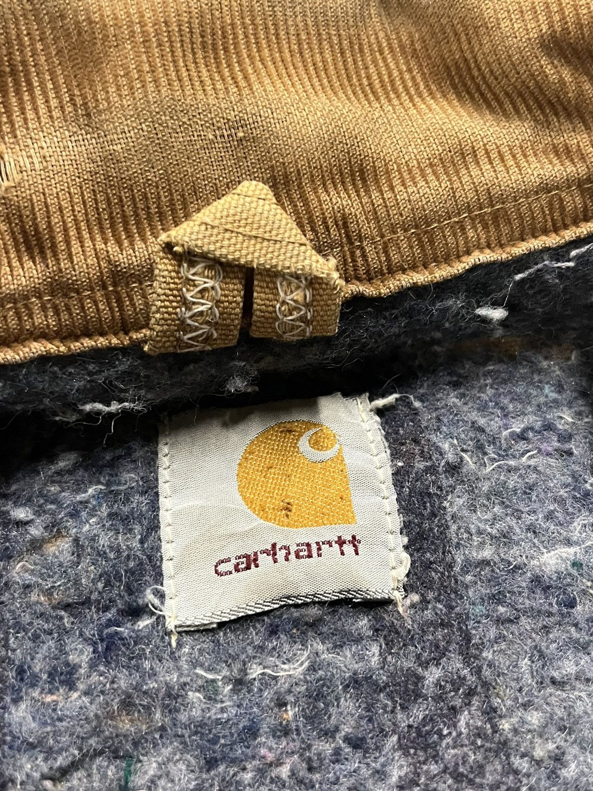 Carhartt × Vintage Carhartt Detroit blanket lined jacket perfectly thrashed Size US XL / EU 56 / 4 - 15 Thumbnail