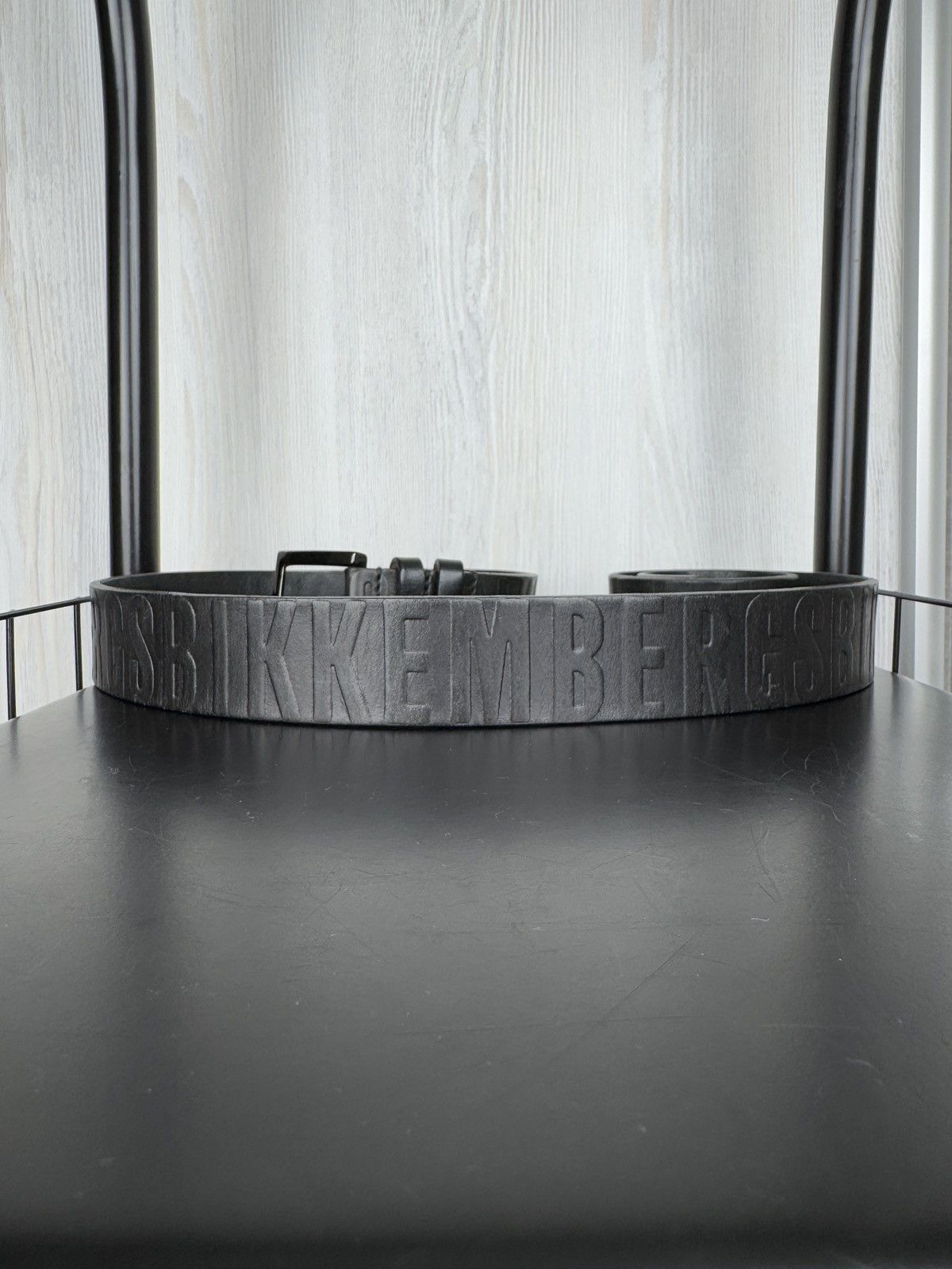 Dirk Bikkembergs Bikkembergs Dirk DB black monogram logo leather belt Size ONE SIZE - 2 Thumbnail