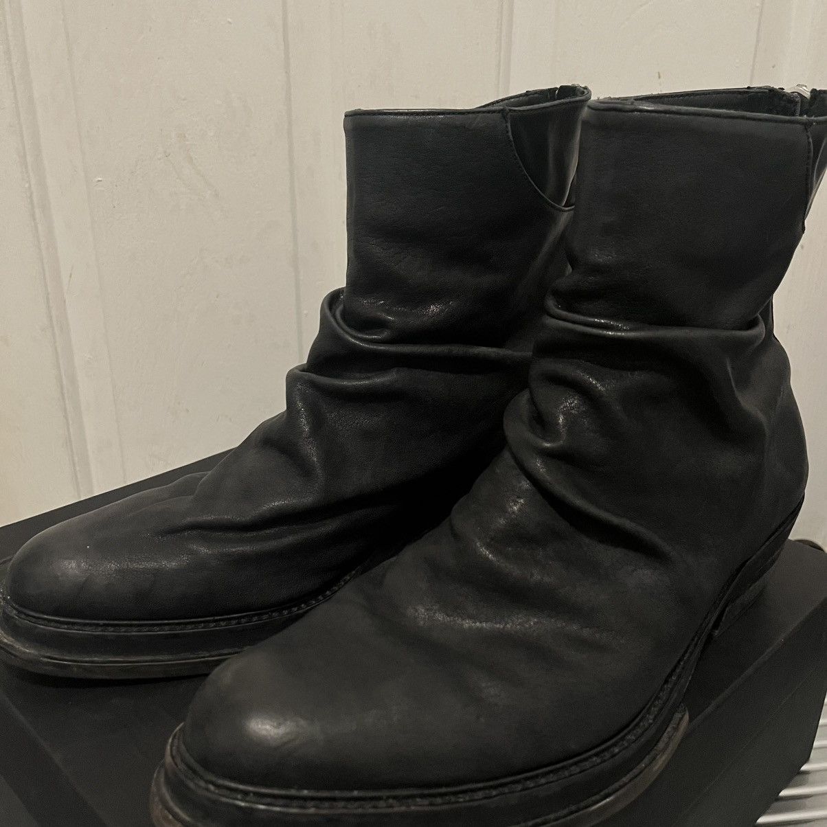 424 424 LEATHER MARATHON COWBOY BOOTS 46 US 12 MAINLINE $1225 Size US 12 / EU 45 - 2 Thumbnail