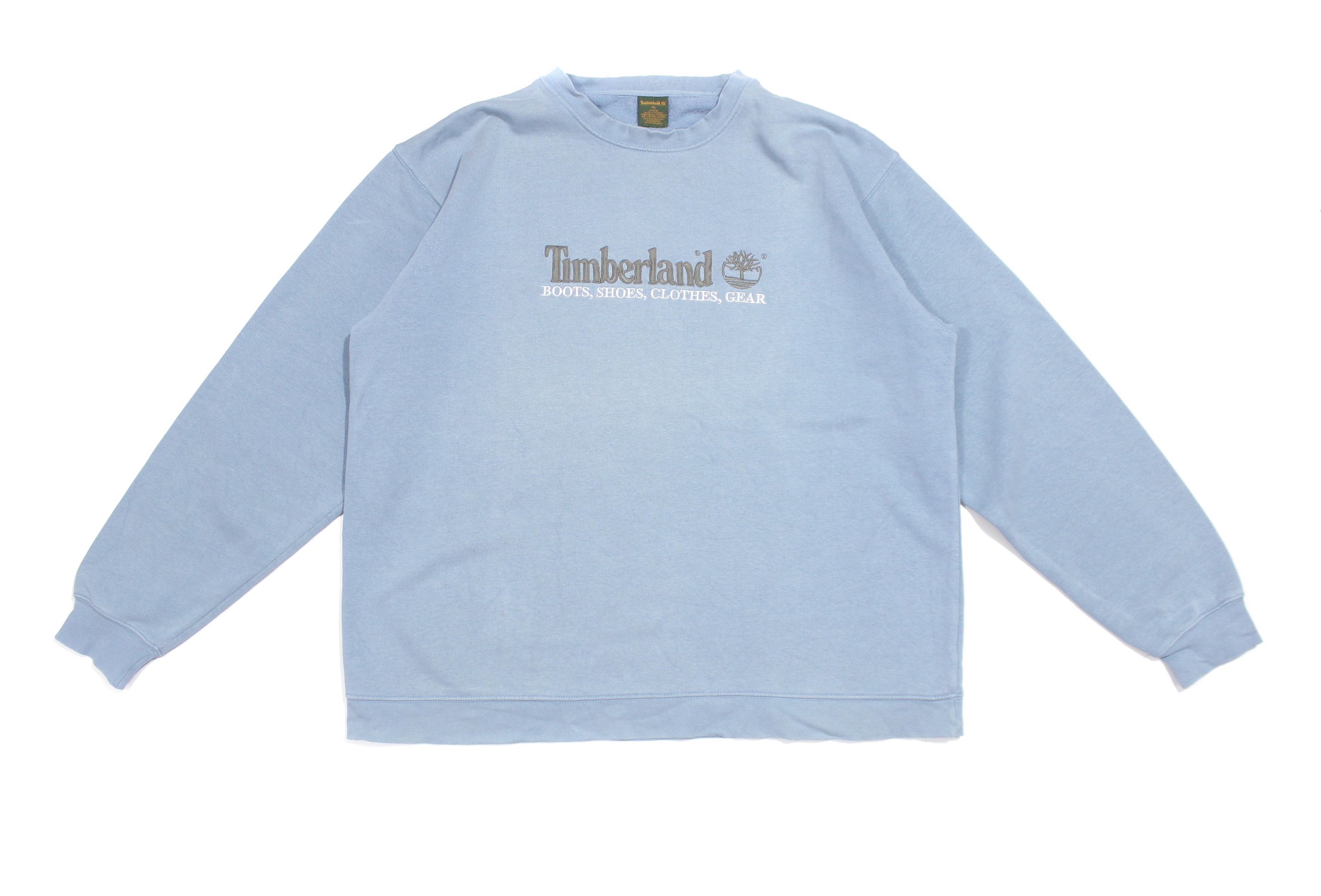 Timberland 90S Embroidered Big Logo Sweatshirt Size US XL / EU 56 / 4 - 1 Thumbnail