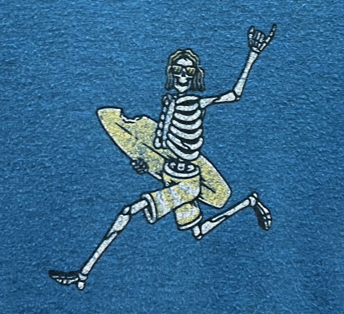 Vintage VINTAGE CALL YOUR MOTHER GOOD VIBES SKELETON SURFER SHIRT Size US M / EU 48-50 / 2 - 4 Thumbnail