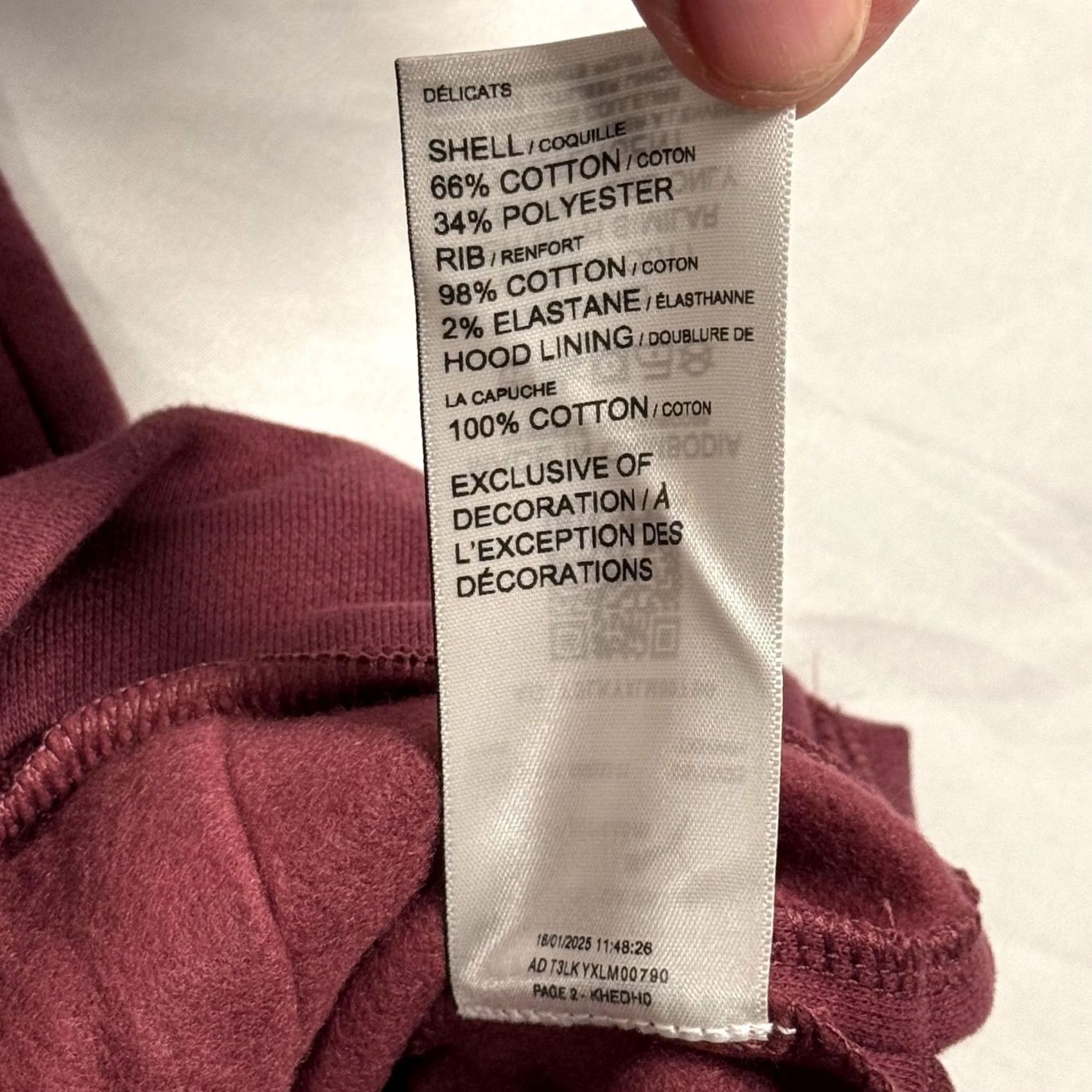 Puma PUMA Hoodie Sweatshirt Small Maroon Pullover Fleece Kangaroo Pocket Athleisure Womens S Size S / US 4 / IT 40 - 5 Thumbnail