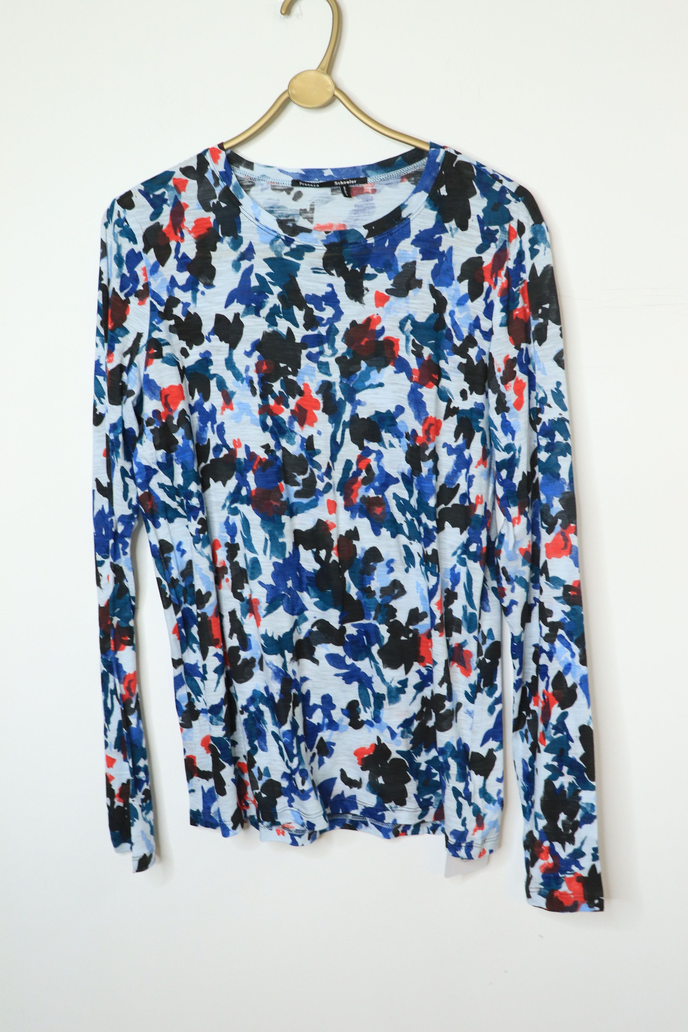 Proenza Schouler Blue floral cotton top - M Size M / US 6-8 / IT 42-44 - 1 Thumbnail
