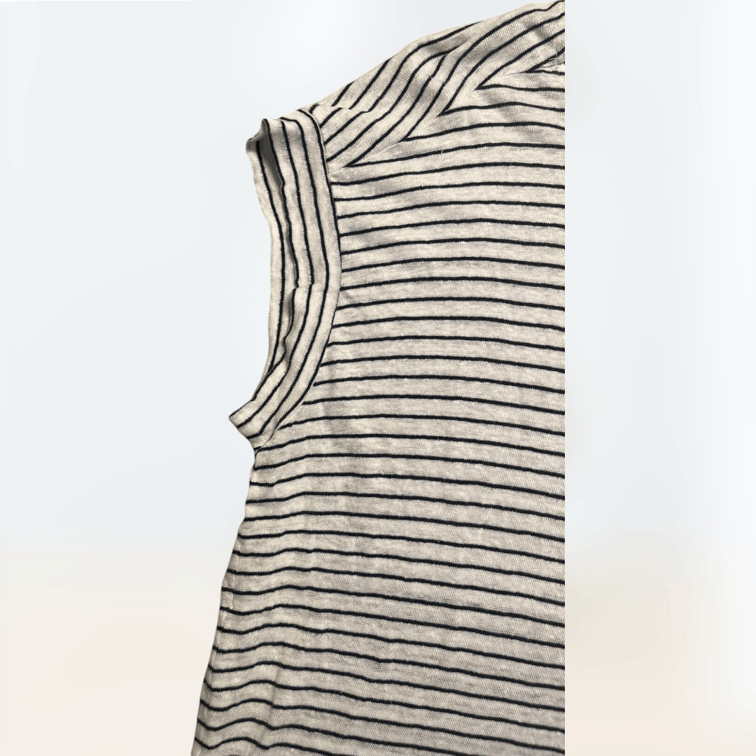 Allsaints Women's All Saints Striped Pina Bar Tee Shirt Size M Size M / US 6-8 / IT 42-44 - 4 Thumbnail