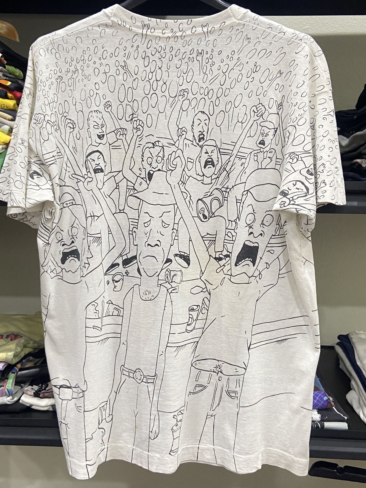 Band Tees × Vintage Vintage 90s Beavis and Butt-head MTV rock OVP Band TShirt Size US L / EU 52-54 / 3 - 6 Thumbnail