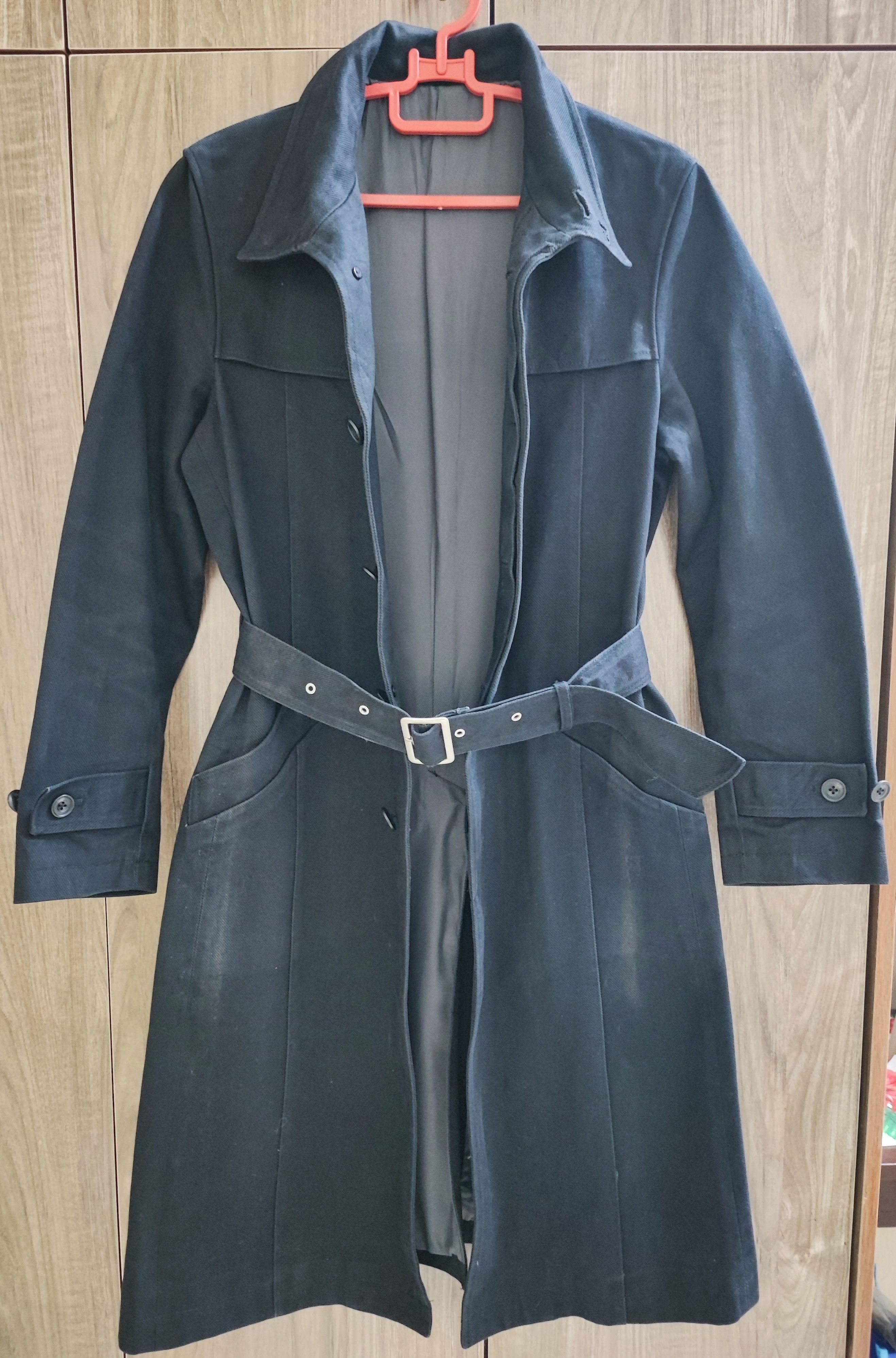 Tornado Mart AVANT GARDE DESIGNER TORNADO MART GOTHIC LONG TRENCH JACKET Size US M / EU 48-50 / 2 - 3 Thumbnail