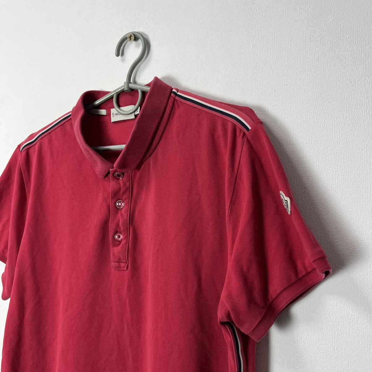 Moncler Moncler Polo T-shirt Size US L / EU 52-54 / 3 - 2 Thumbnail