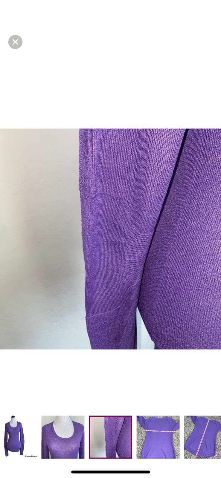 Marc by Marc Jacobs Marc by Marc Jacobs small purple scoopneck swester Size S / US 4 / IT 40 - 6 Thumbnail