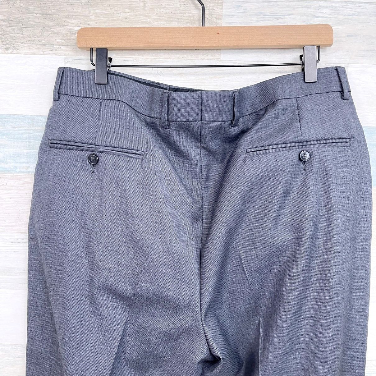 Jos. A. Bank Jos A Bank Travelers Tailored Fit Suit Gray Mens 41L Size 40L - 12 Thumbnail