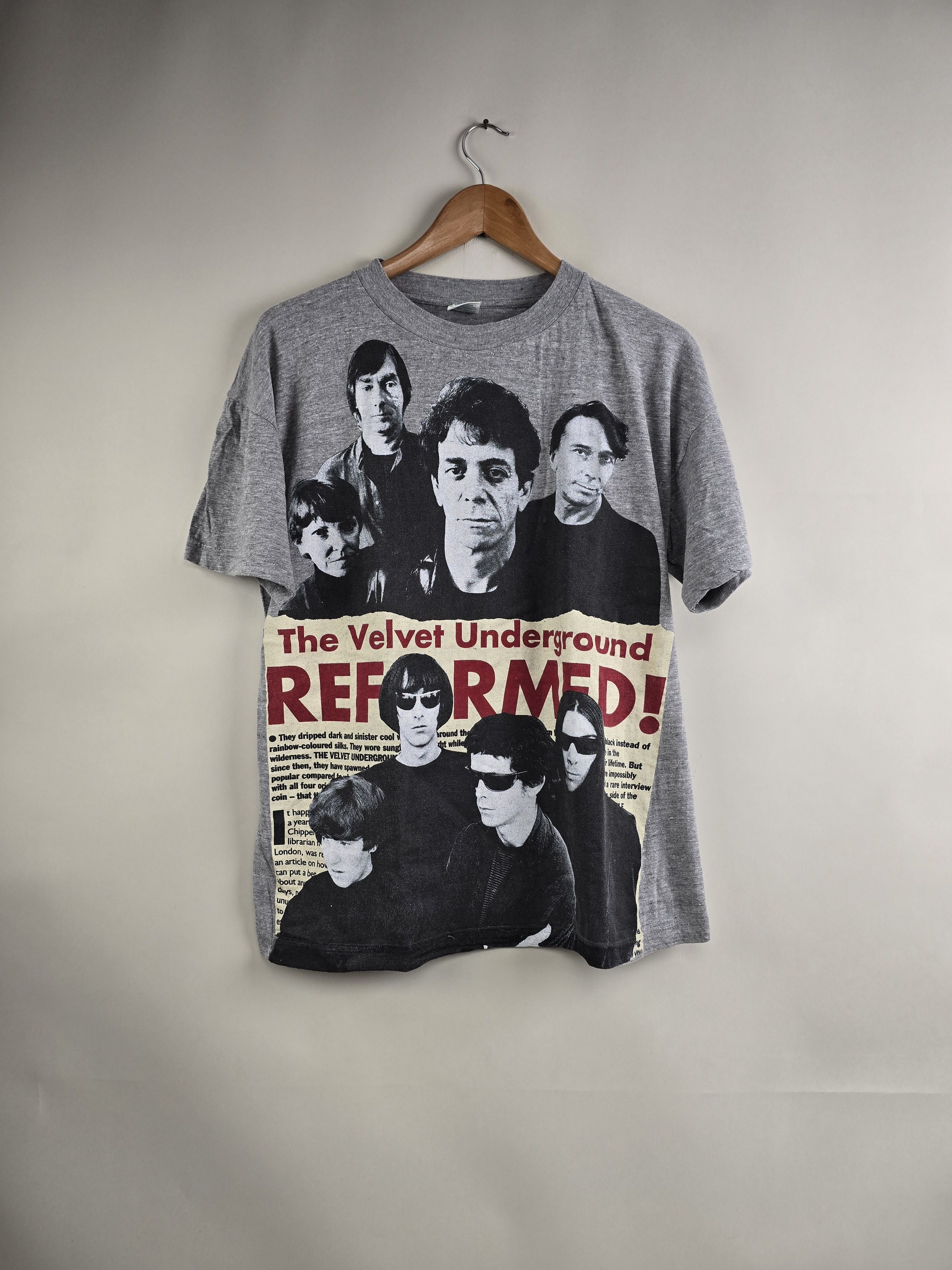 Band Tees × Vintage 90s The Velvet underground European Tour 