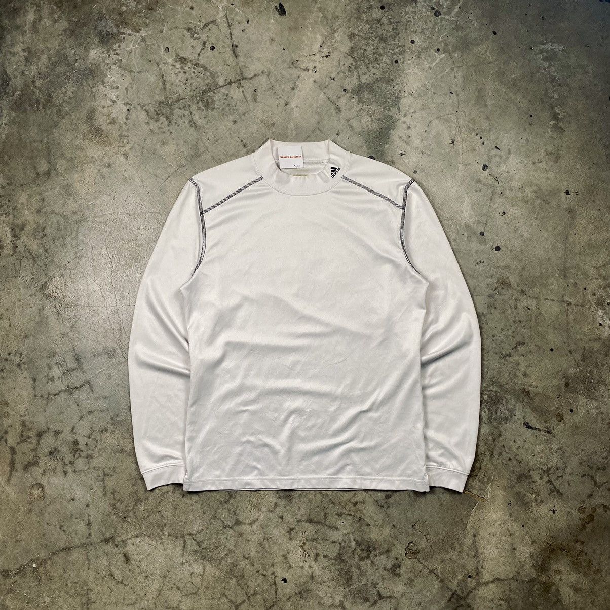 Adidas y2k Adidas Mockneck Training Jersey Wear Size US M / EU 48-50 / 2 - 1 Thumbnail