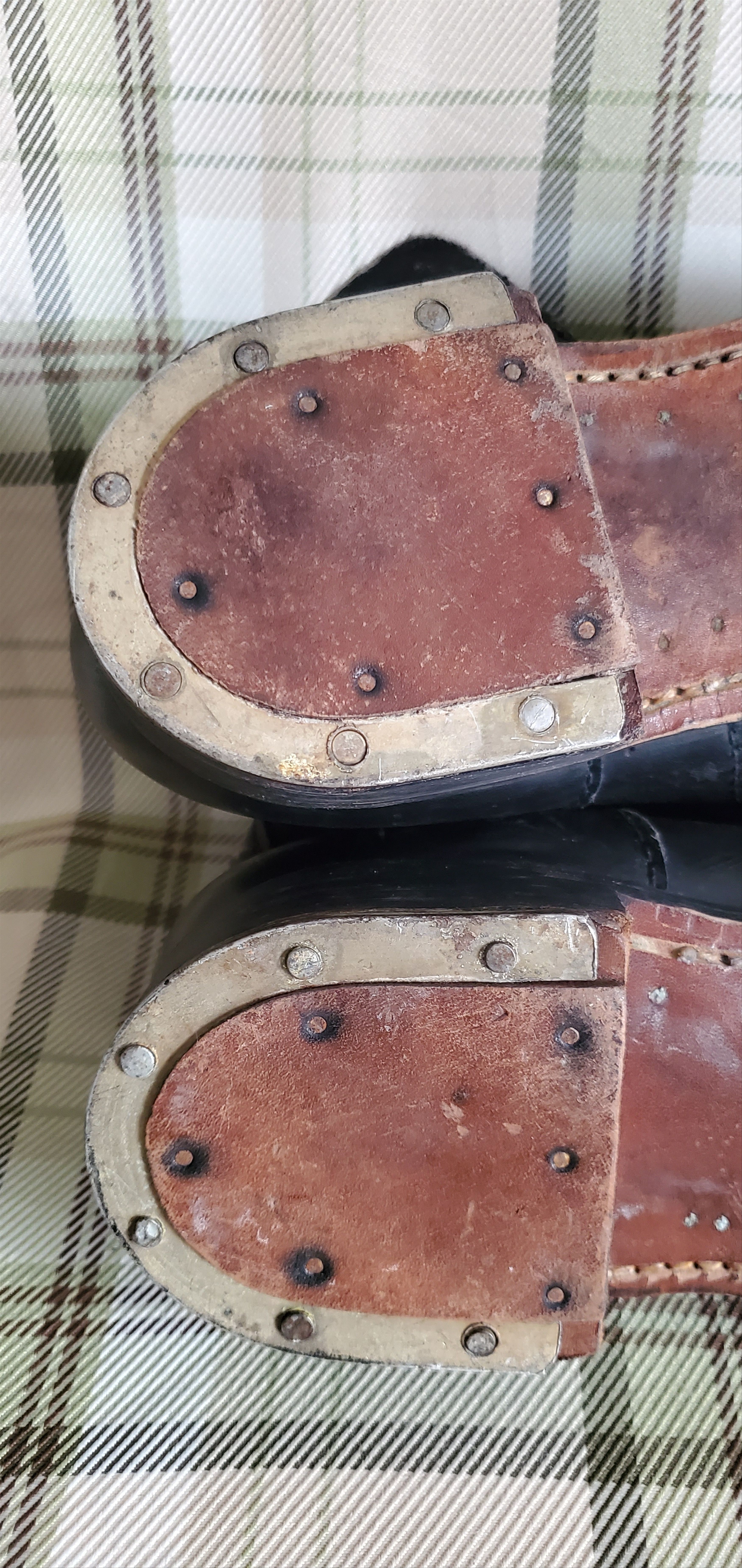 Other Vintage Military 60s Hobnail Leather Boots Size US 10 / EU 43 - 8 Thumbnail