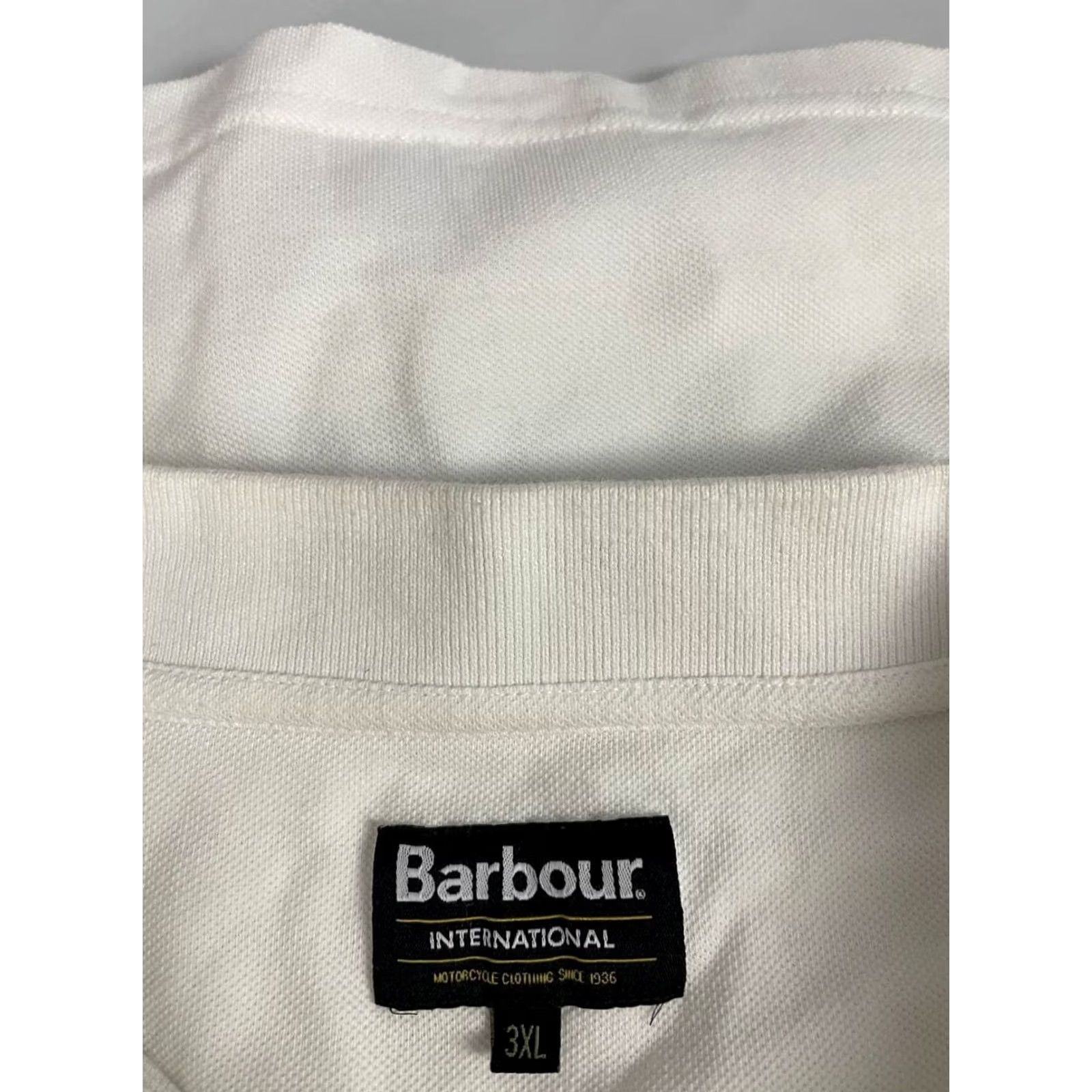 Barbour Barbour Polo Shirt Barbour Mens Golf Polo Shirt White Cotton Short Sleeve Collared 3XL Big & Tall Mens Golf Shirt White Barbour Polo Size US XXL / EU 58 / 5 - 3 Thumbnail
