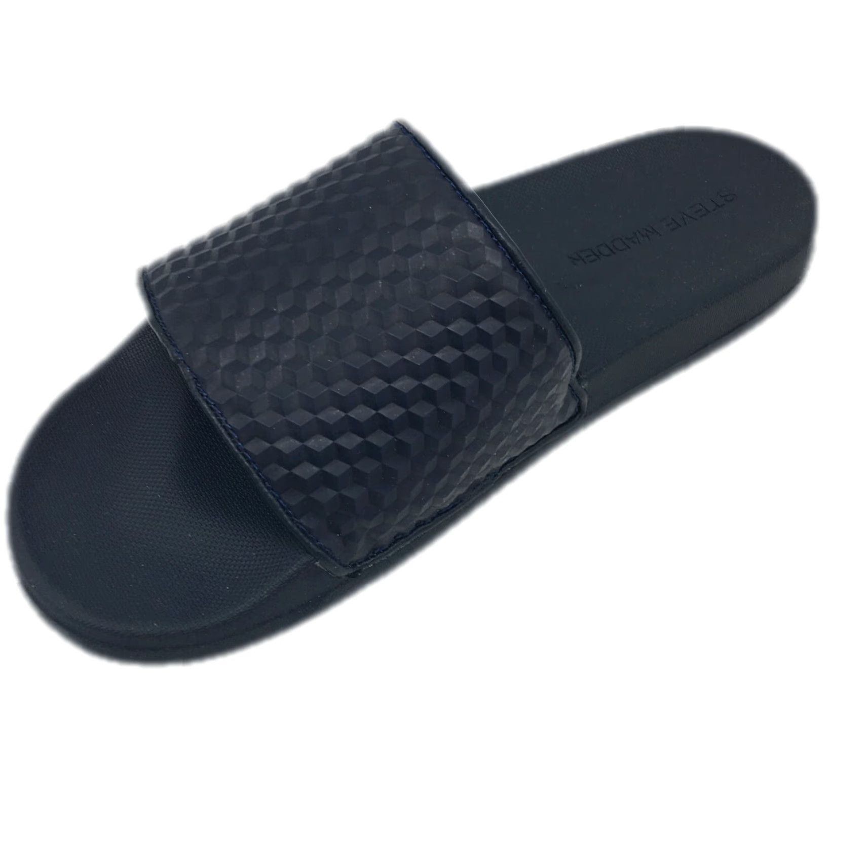 Steve Madden Steve Madden Riptide Sandals Slide Womens Navy Blue 7 Adjustable Slip-On Casual Flat Sandals Size US 7 / IT 37 - 2 Thumbnail