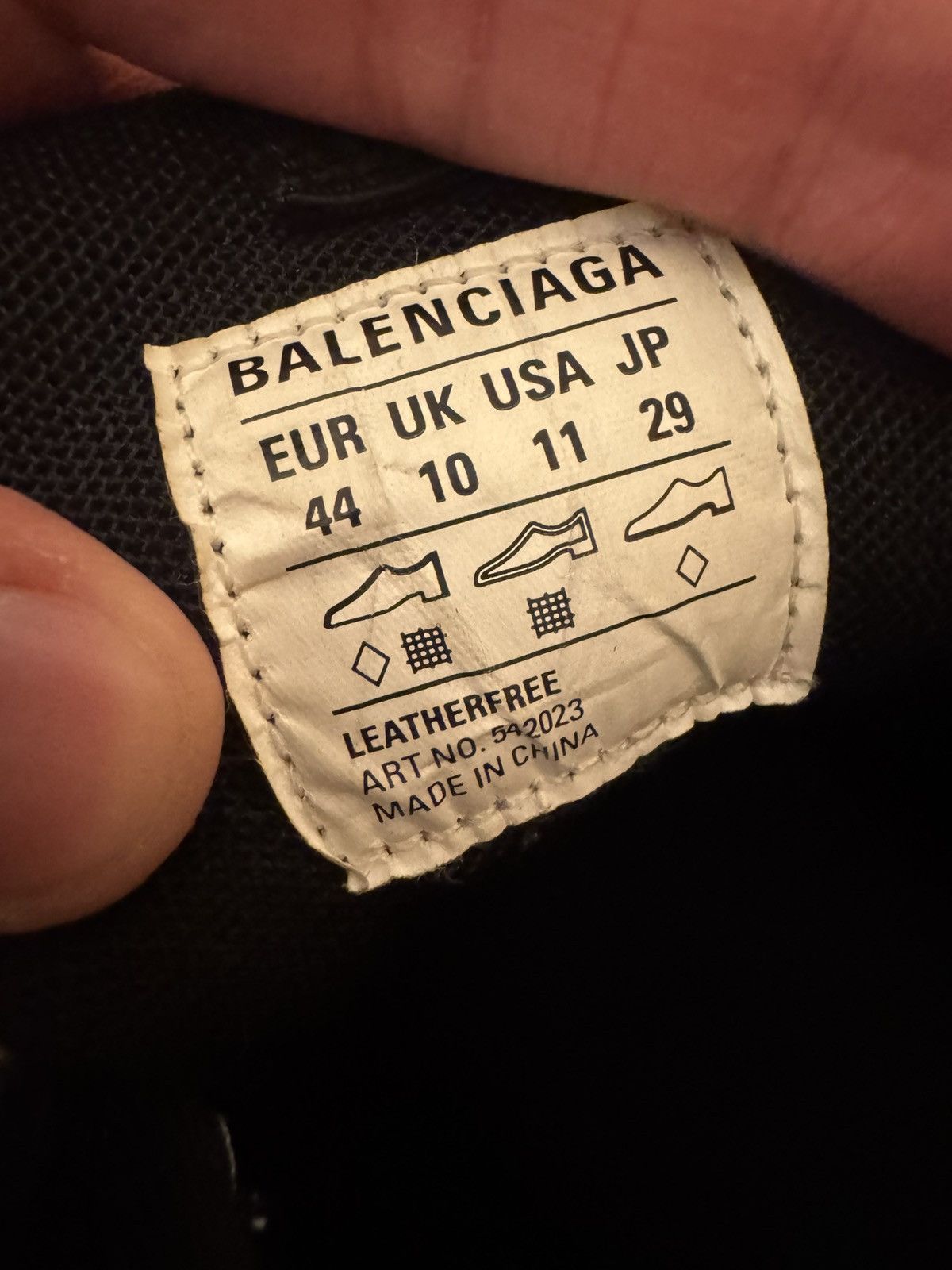 Balenciaga Balenciaga Track Triple Black Size US 11 / EU 44 - 16 Thumbnail