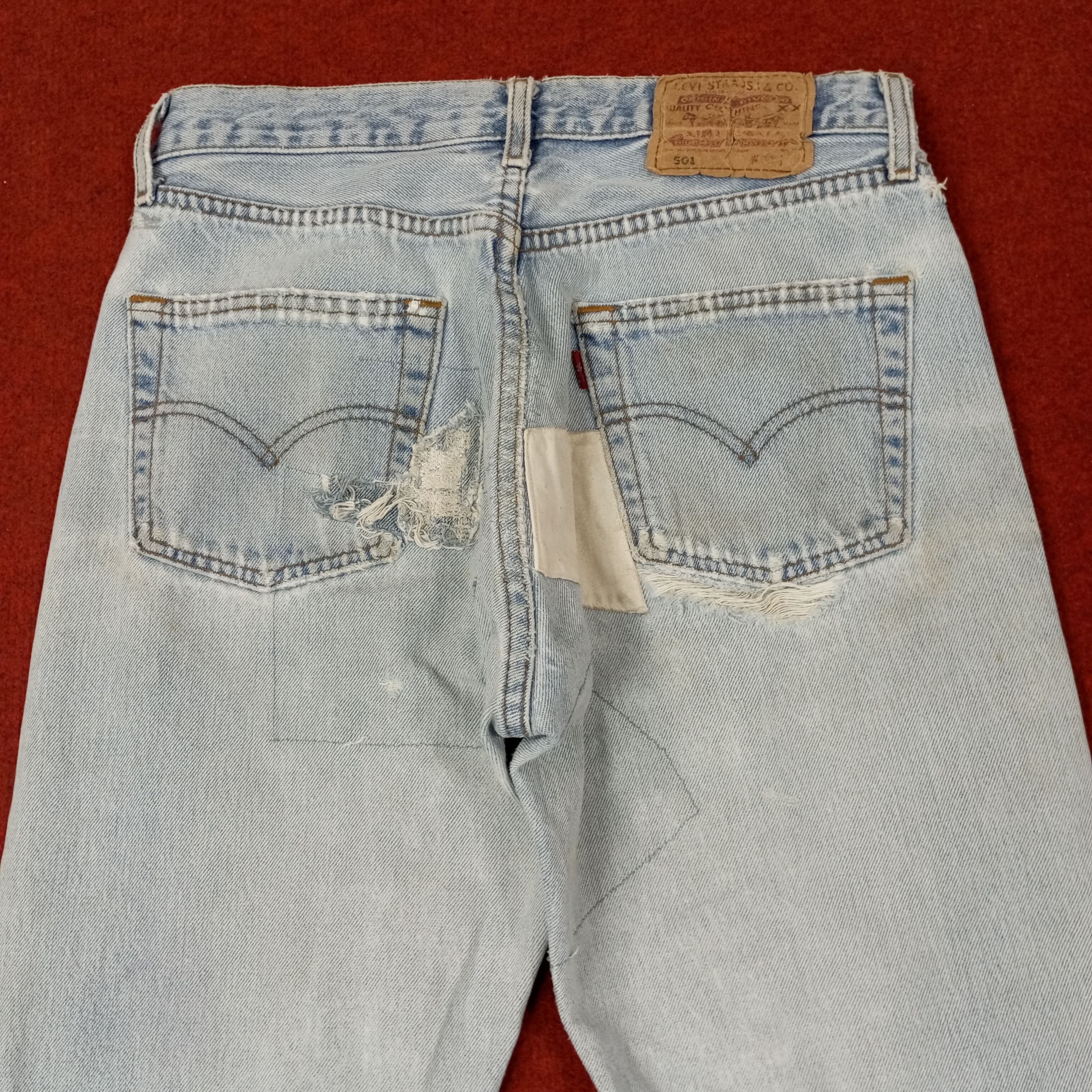Levi's Levis Fashion Style Distressed Jeans c252n Size US 28 / EU 44 - 5 Thumbnail