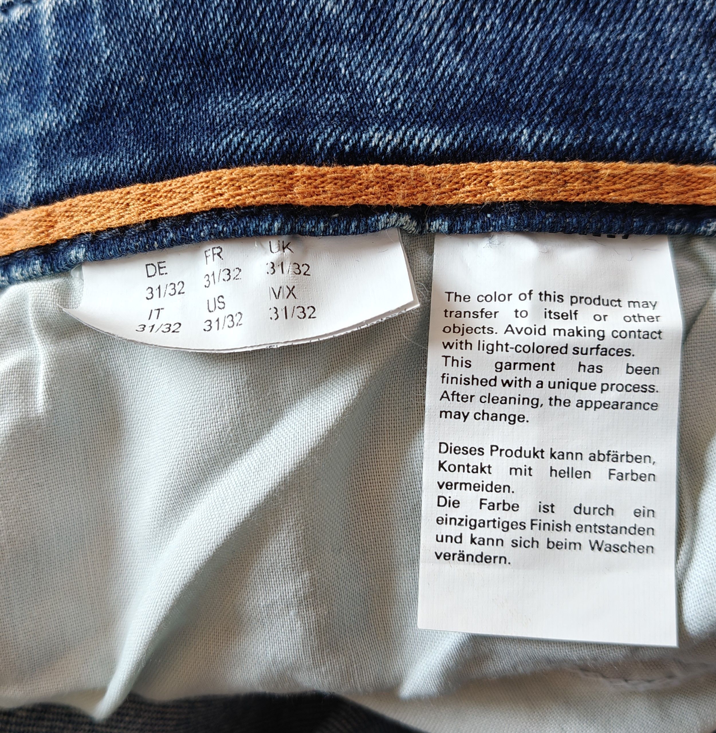 Hugo Boss BOSS RE.MAINE Regular fit men's Jeans Free Shipping T/6086 Size US 31 - 6 Thumbnail