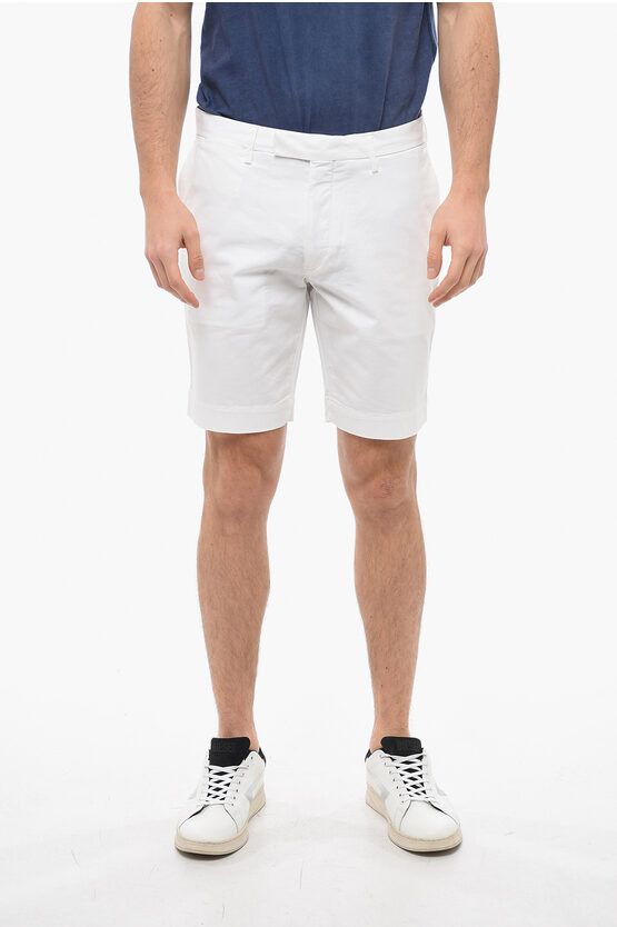 image of Polo Ralph Lauren Og1Mm0524 Stretch Cotton Shorts In White, Men's (Size 33)