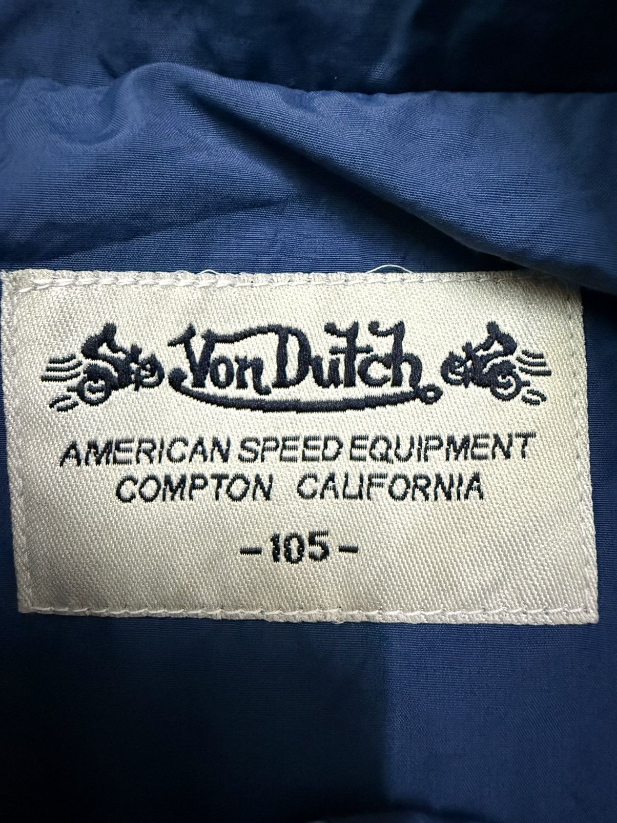 Von Dutch Vintage Von Dutch Golf Eyeball Halfzipper Windbreaker Jacket Size US XL / EU 56 / 4 - 9 Thumbnail