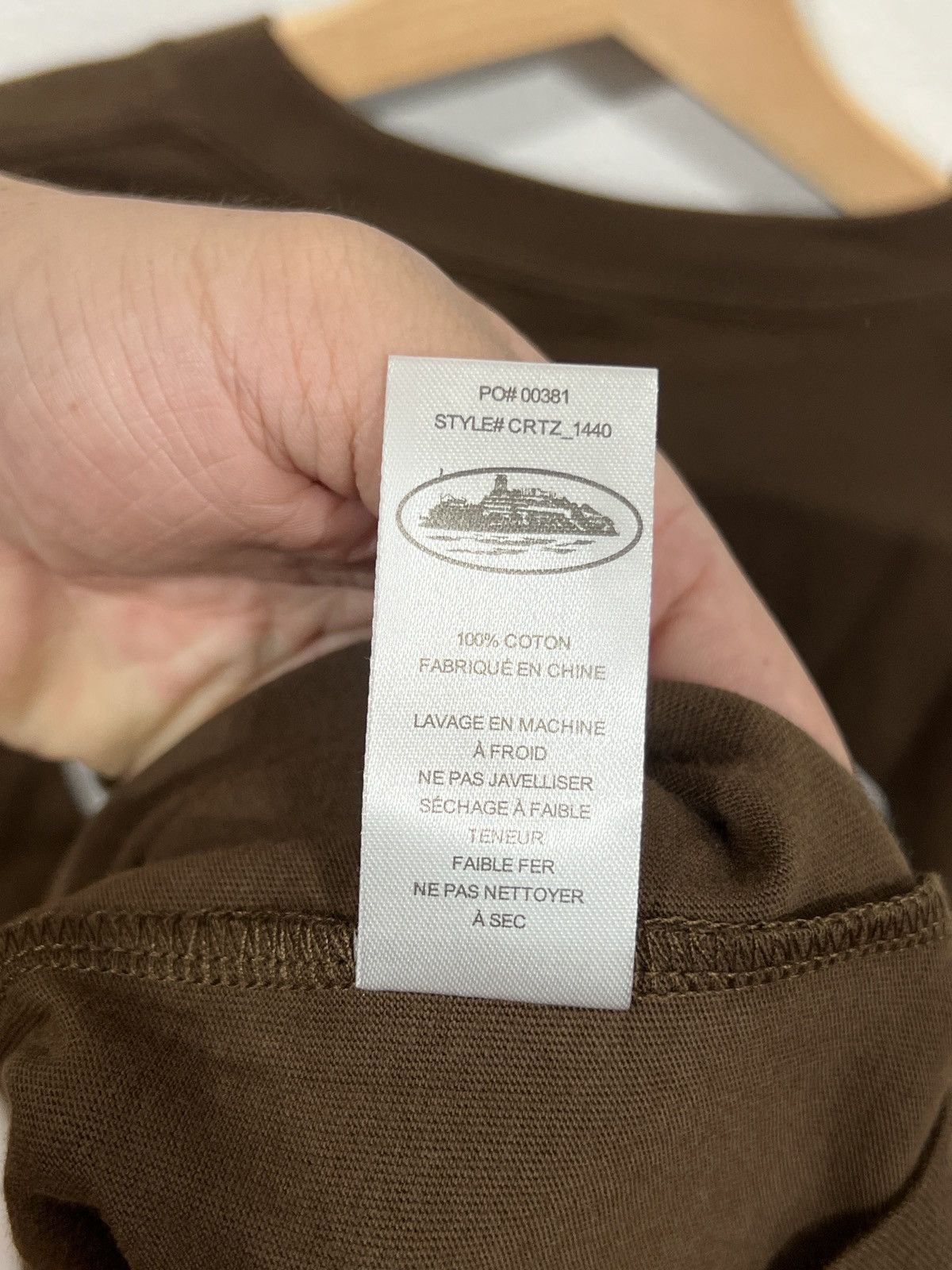 Corteiz Corteiz OG Island Brown Tee Size US L / EU 52-54 / 3 - 6 Thumbnail