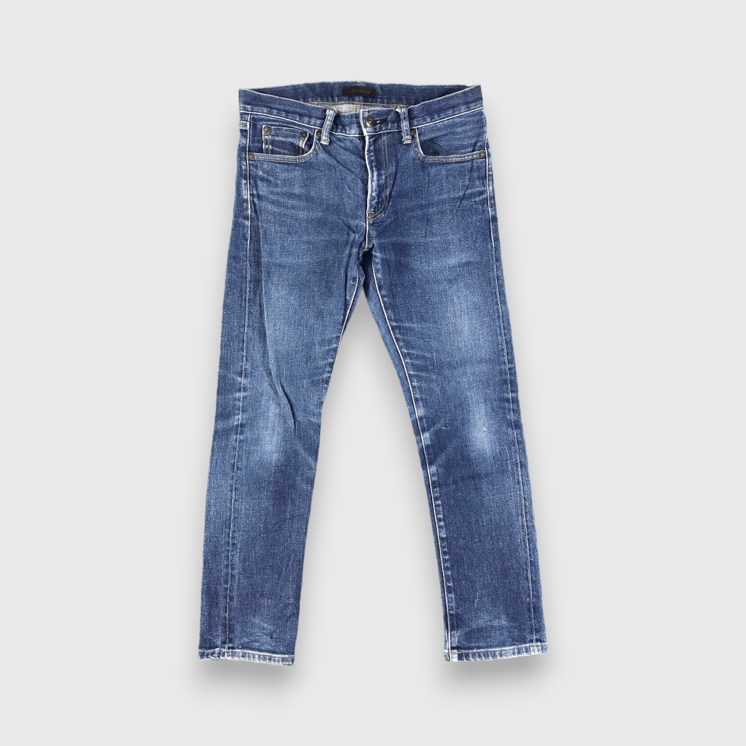 Uniqlo Blue Wash Uniqlo Selvedge Jeans-J2970 Size US 31 - 1 Thumbnail