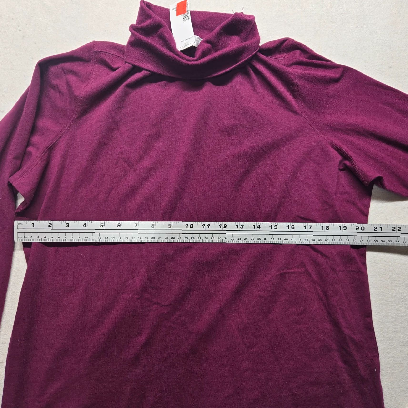 Vintage Dressbarn Turtle Neck Purple Sweater Top Pullover Blouse Shirt Women's 14/16 Size XXL / US 16-18 / IT 52-54 - 3 Thumbnail