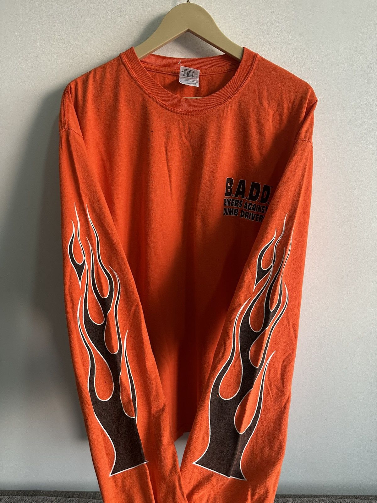 Other Bikers Promo Long Sleeve Flame hits Tshirt Rare Size US XL / EU 56 / 4 - 2 Thumbnail