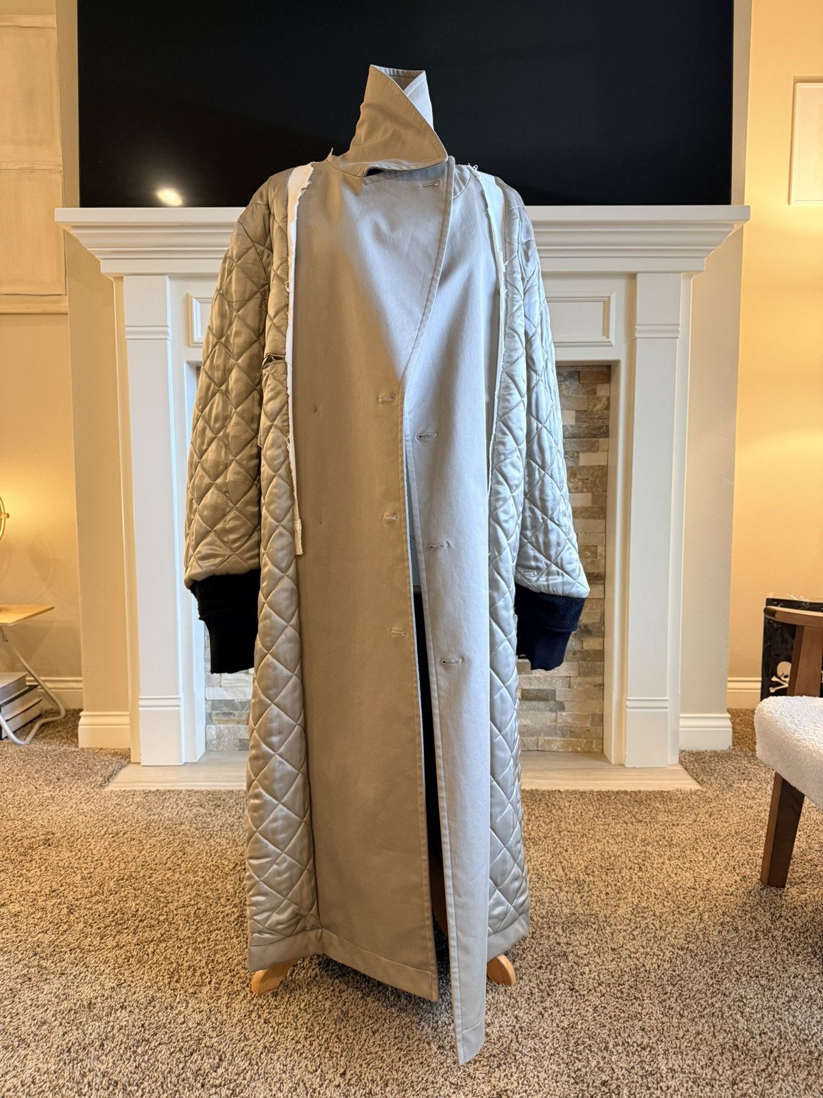 Maison Margiela Maison Margiela MM6 Double-Breasted Trench Top Coat 52 Size US L / EU 52-54 / 3 - 11 Thumbnail