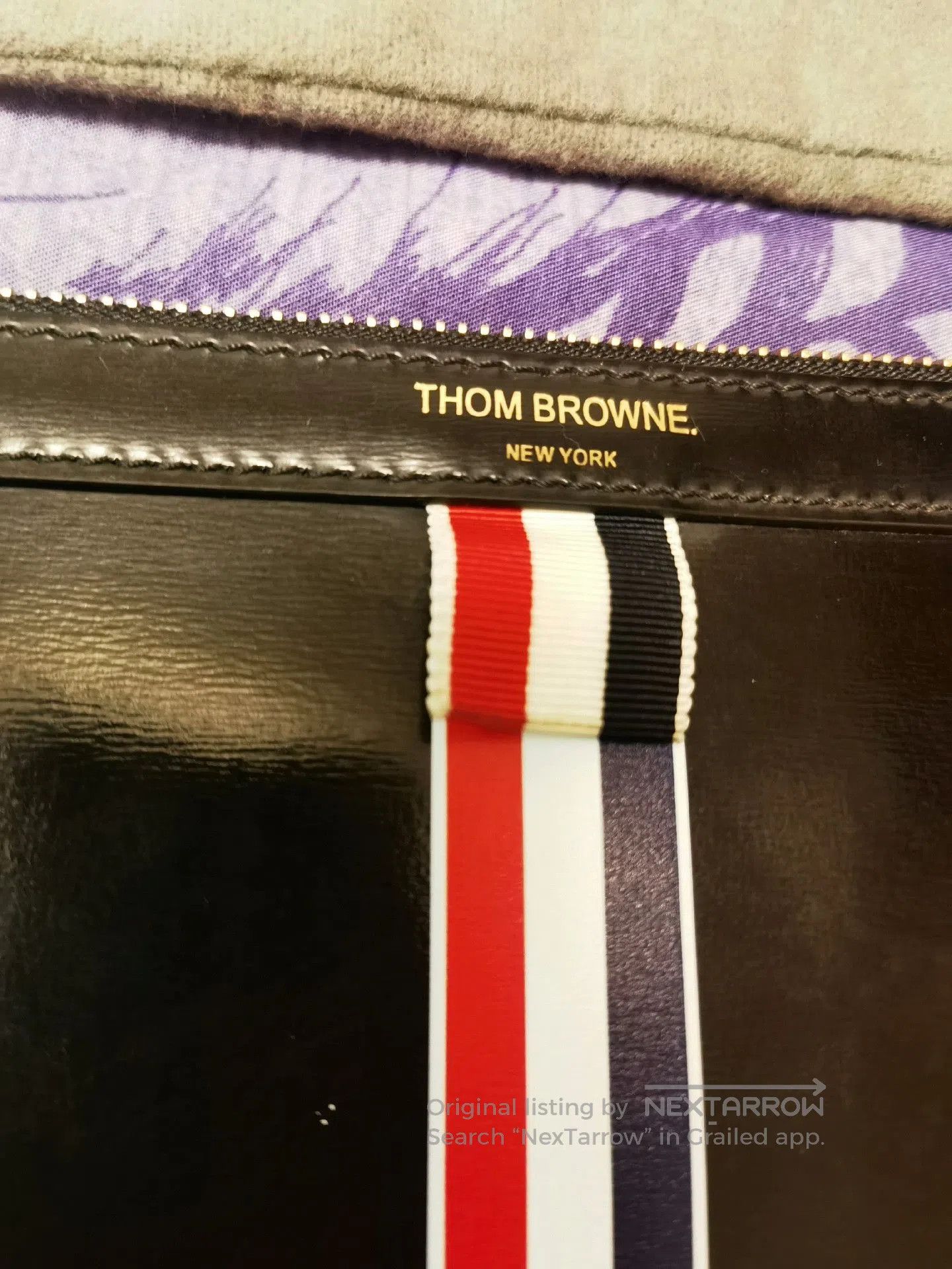 Thom Browne Thom Browne Tri-Color Stripe Envelope Clutch. Size ONE SIZE - 2 Thumbnail