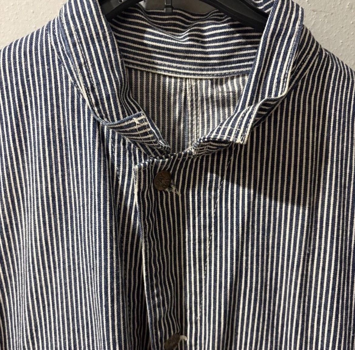 Big Mac Vintage 50’s Big Mac Hickory Stripe Chore Jacket Size US XL / EU 56 / 4 - 2 Thumbnail
