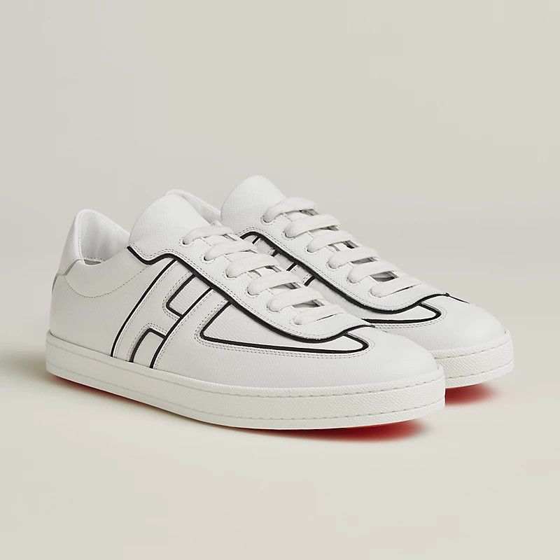 HERMES SNEAKERS SHOES TRAINERS LEATHER LOGO H232858ZH90390