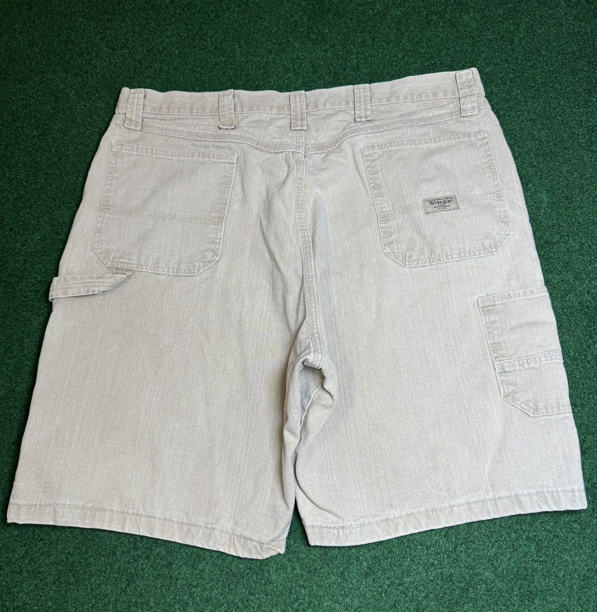 Wrangler Y2K Carpenter Jorts Baggy Wide Leg Denim Wrangler Shorts Size US 38 / EU 54 - 1 Thumbnail