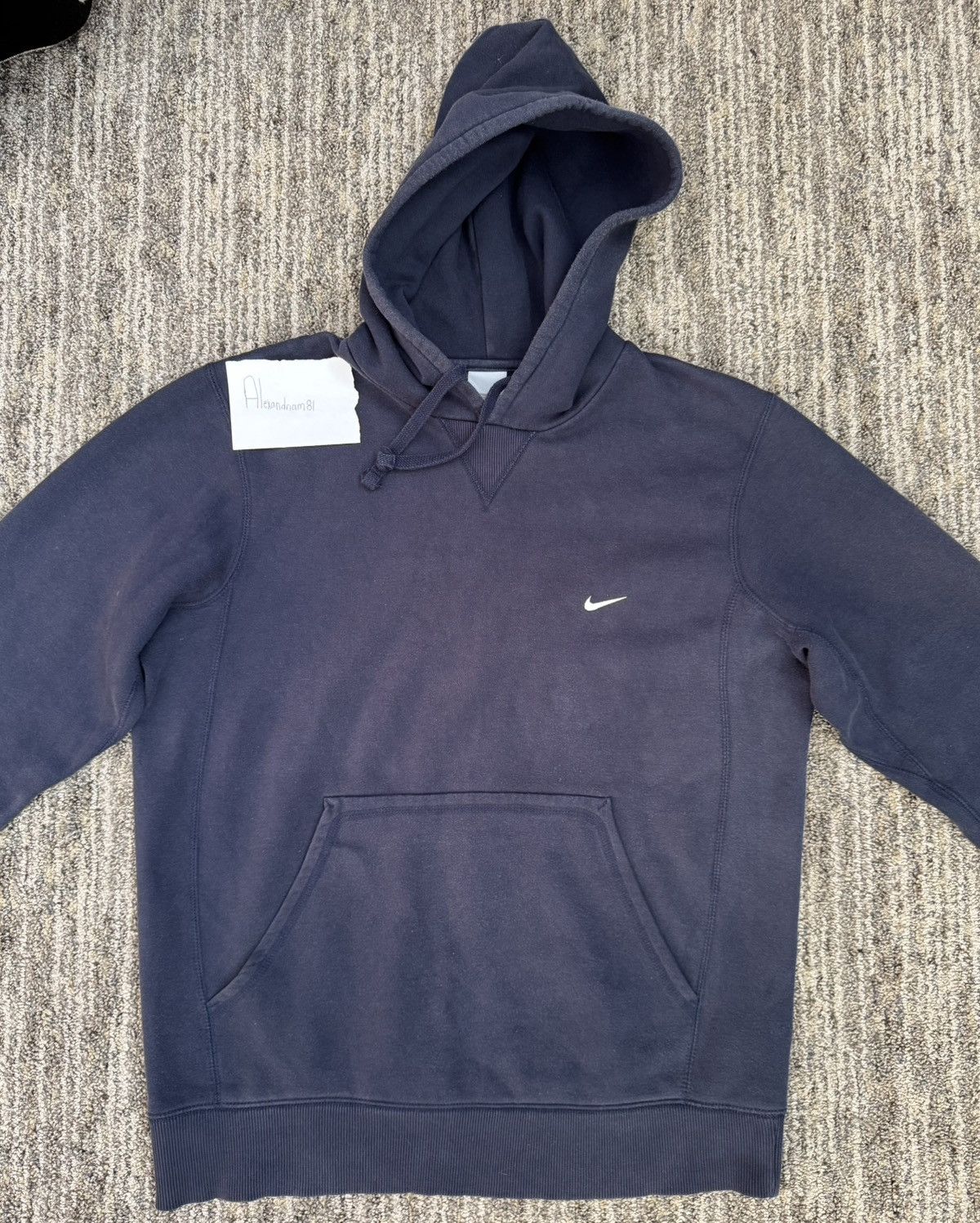 Nike Vintage Nike Swoosh Hoodie - Large Size US L / EU 52-54 / 3 - 1 Thumbnail