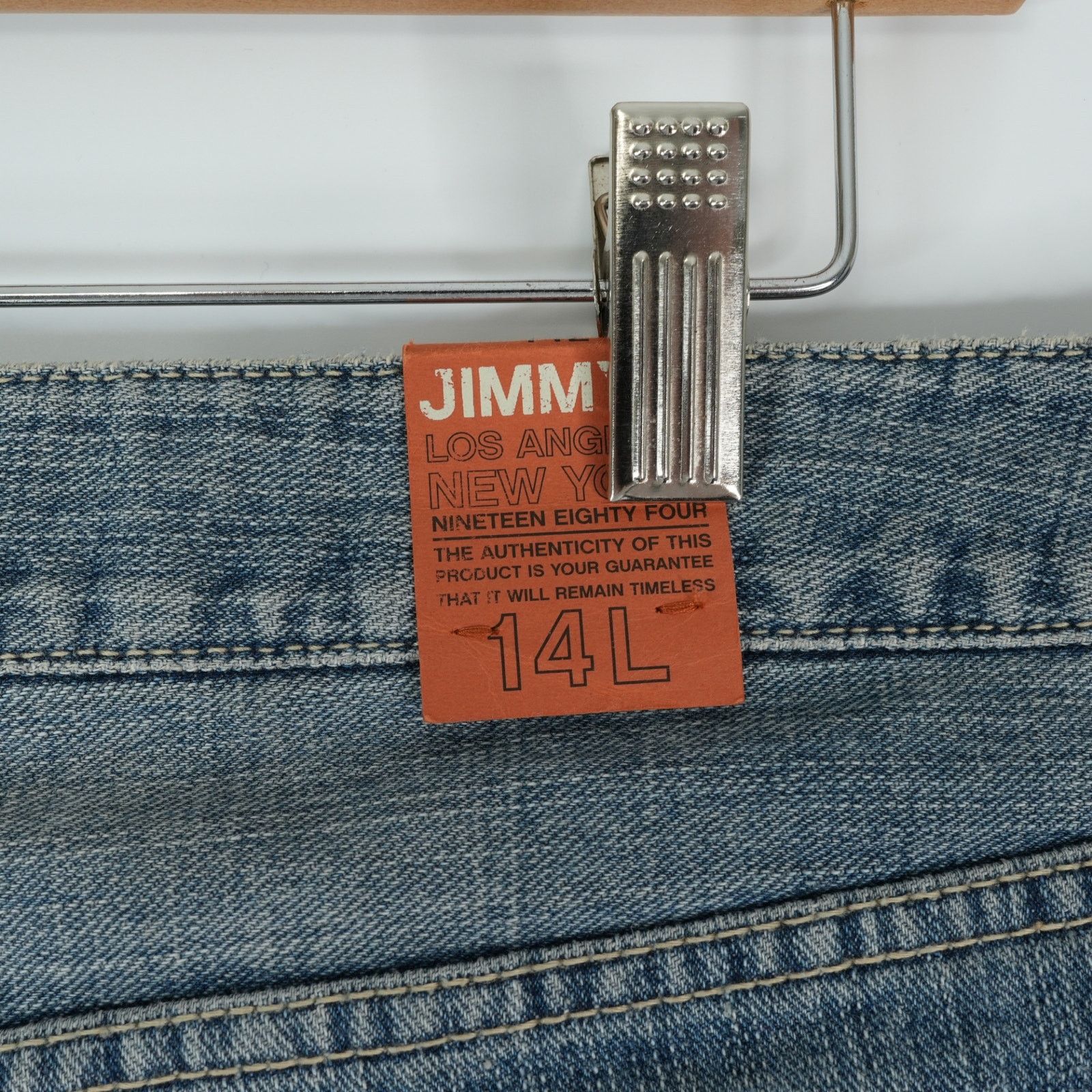 Other Jimmy'z Jeans Womens 14L (37x35) Blue Low Rise Flare Y2K Size 37" - 6 Thumbnail