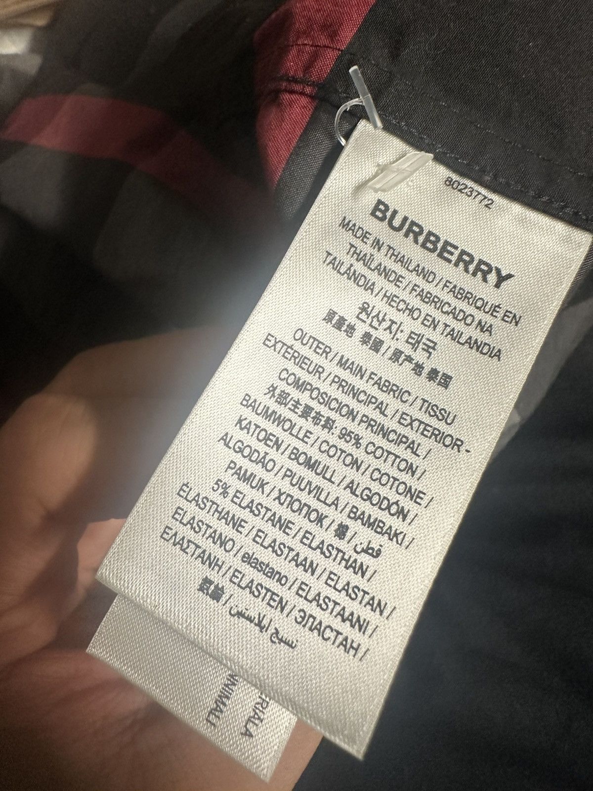Burberry Men’s Summerton Check Button Down Size US M / EU 48-50 / 2 - 6 Thumbnail