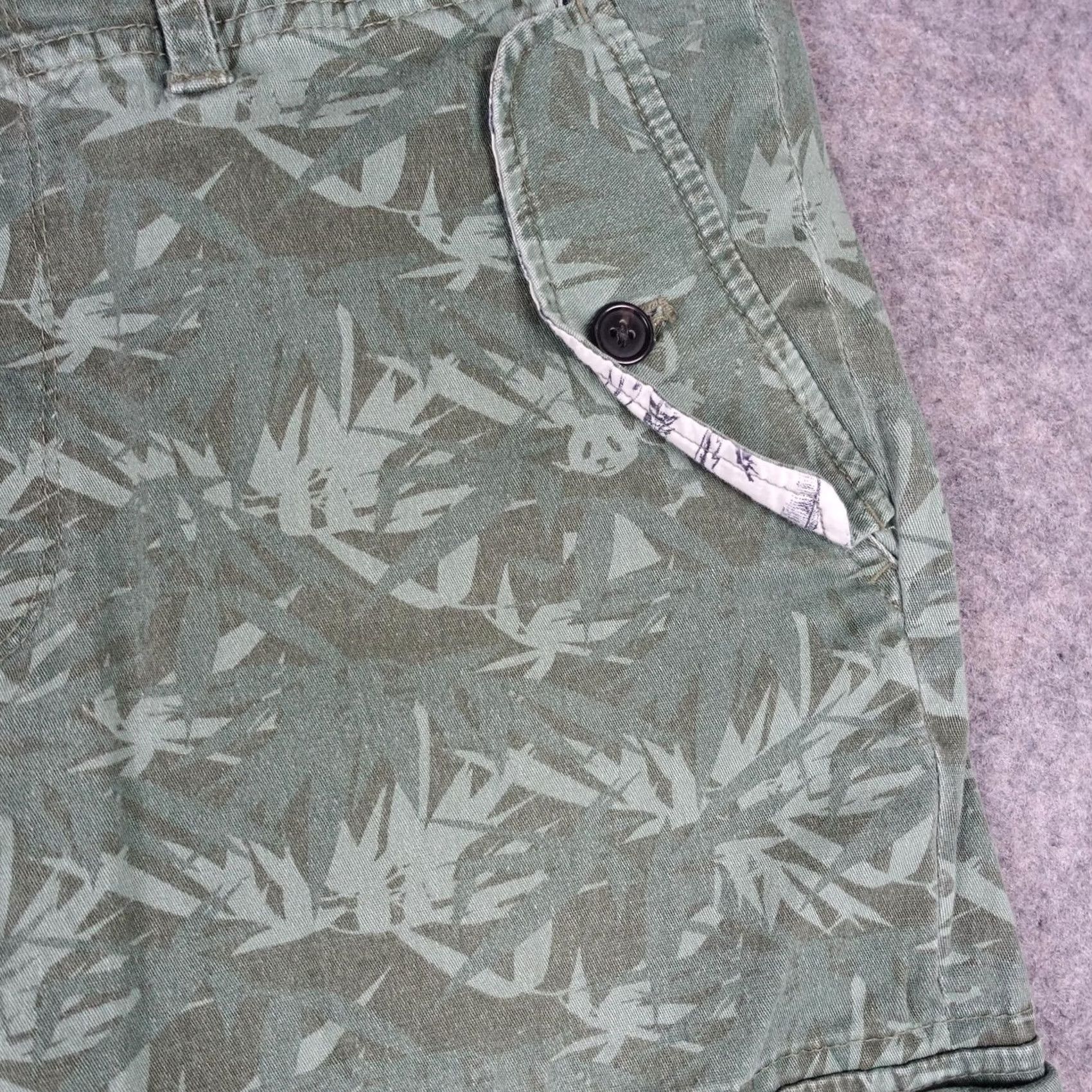 Vintage Michael Bastian Cargo Pants Mens 32x30 Green Camo Stretch Tapered Pockets Size US 32 / EU 48 - 3 Thumbnail