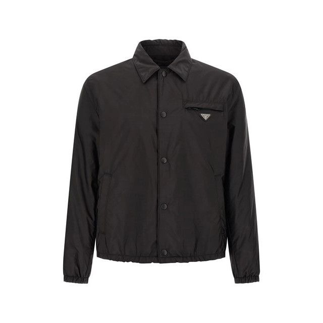 Prada PRADA Black Re-Nylon Jacket New & Authentic (Men's size:XL;) Size US XL / EU 56 / 4 - 1 Thumbnail