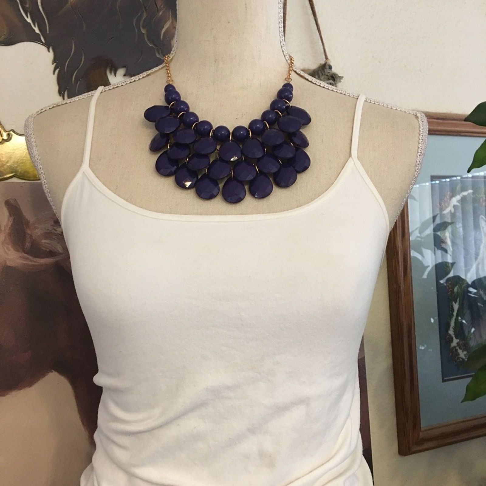 Jewelry Purple multi layer beaded necklace Size ONE SIZE - 2 Thumbnail