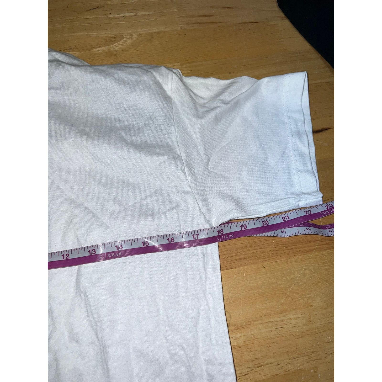 Jerzees Vintage White Blank Shirt Jerzees Stained On Sleeve Tee S Size US S / EU 44-46 / 1 - 9 Thumbnail