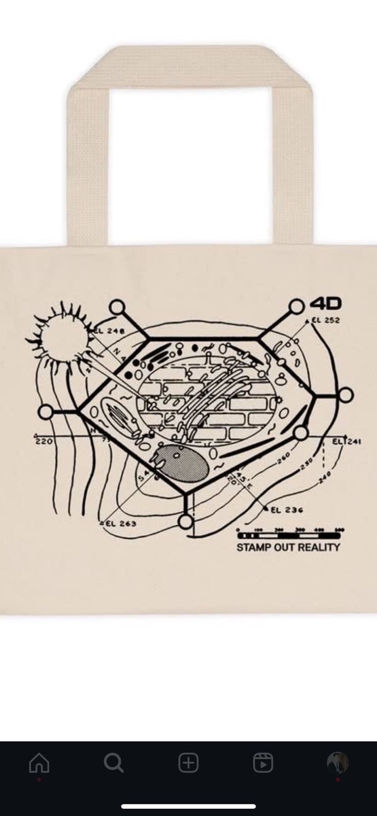 Brain Dead Brain Dead Getty PST ART Tee Size ONE SIZE - 1 Thumbnail