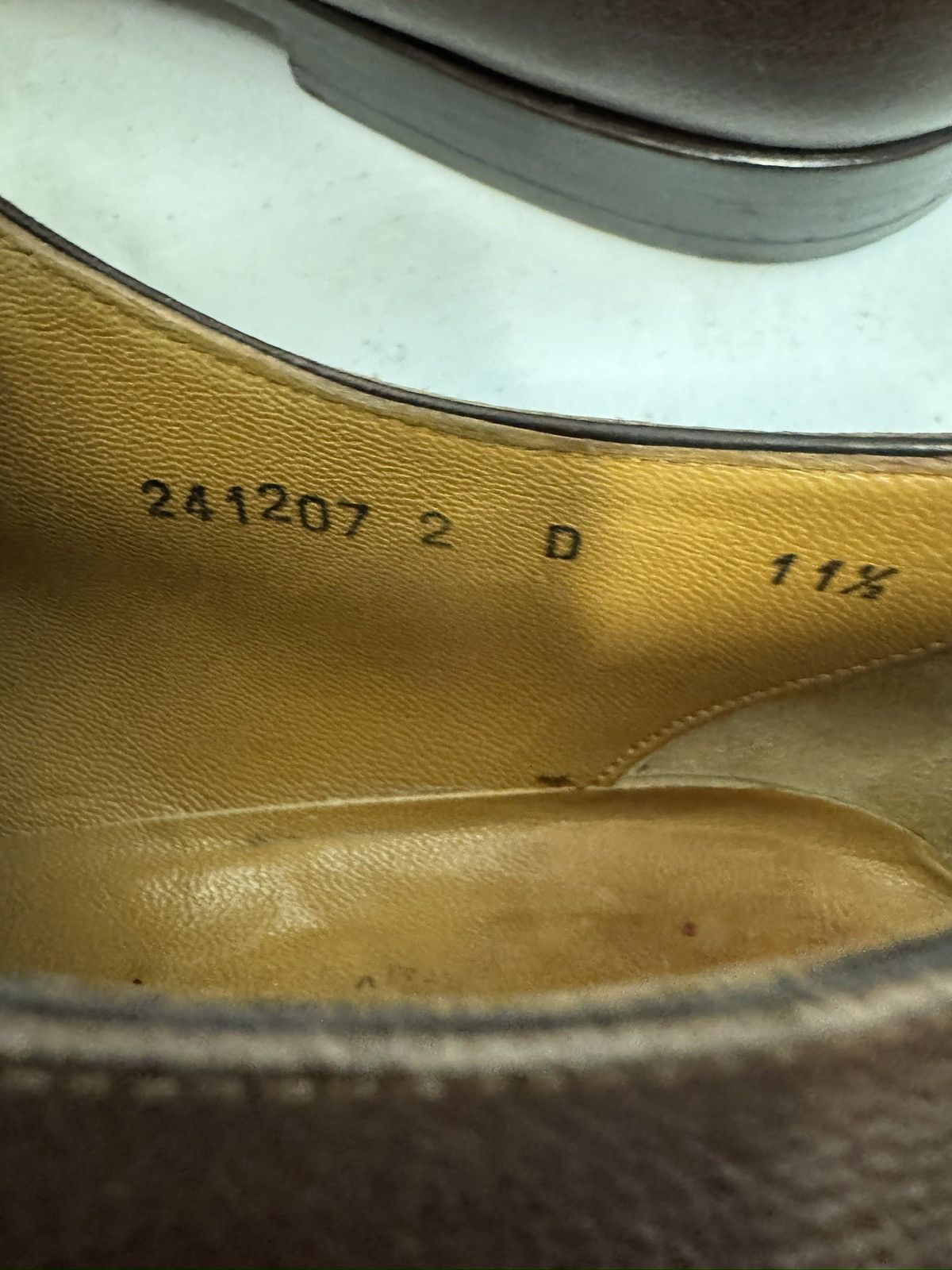 Santoni Santoni Made in Italy Split Almond Toe Oxford Shoe 11 1/2 D Size US 11.5 / EU 44-45 - 9 Thumbnail