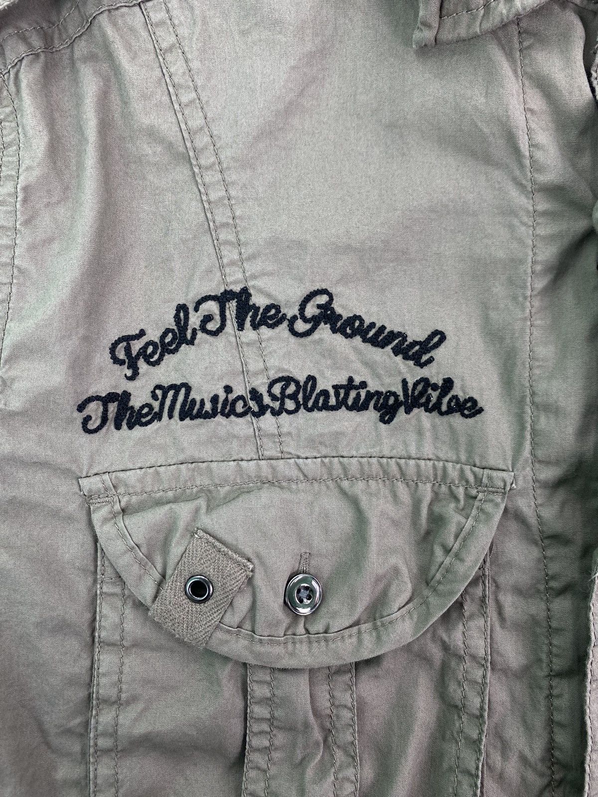 Japanese Brand × Vintage Rare Crazy Devil chainstitch word logo shirts Size US L / EU 52-54 / 3 - 3 Thumbnail