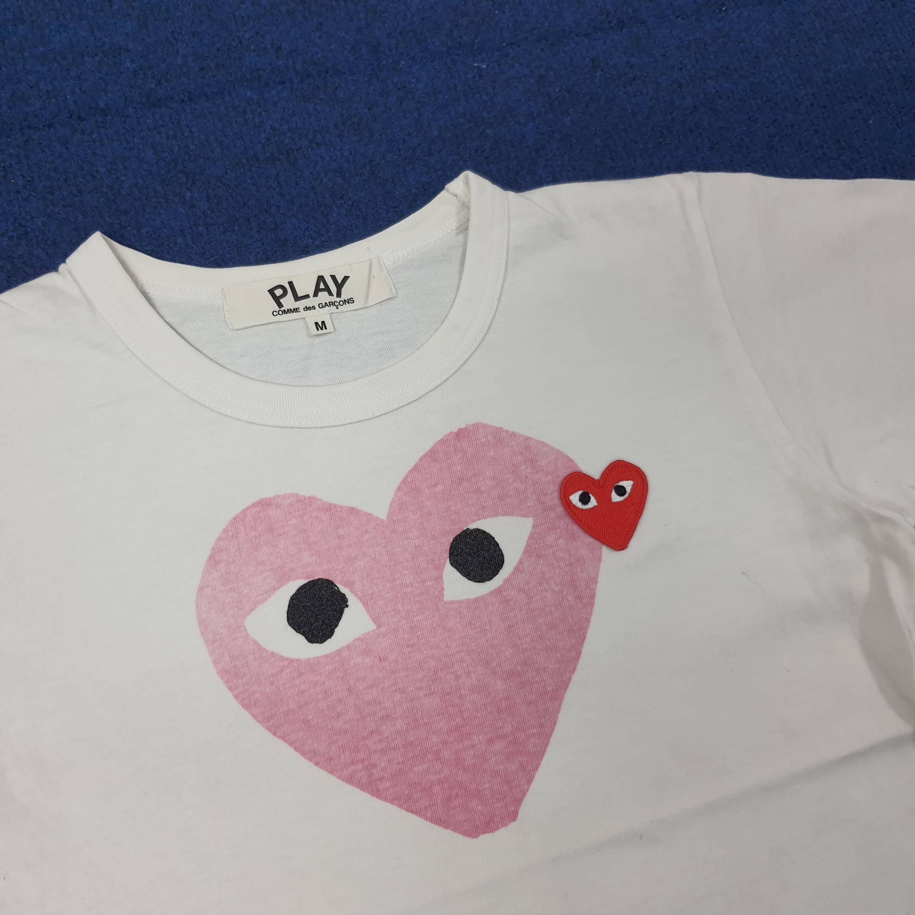 Comme des Garcons PLAY Vintage Comme des Garçons PLAY Heart Logo T-Shirt C267N33 Size XS / US 0-2 / IT 36-38 - 2 Thumbnail