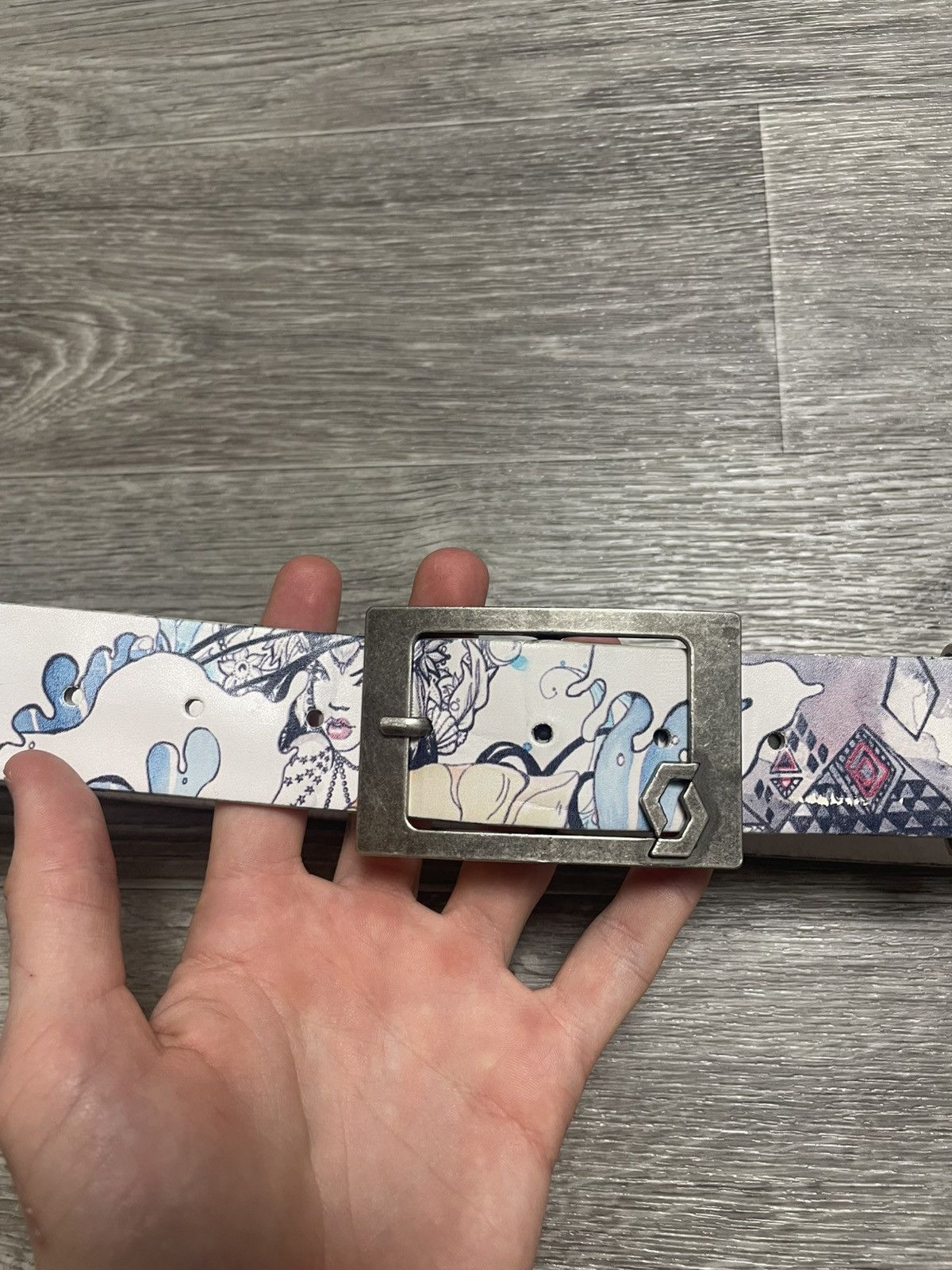 Other Scott Japanese Style Print Y2K Belt Size ONE SIZE - 7 Thumbnail