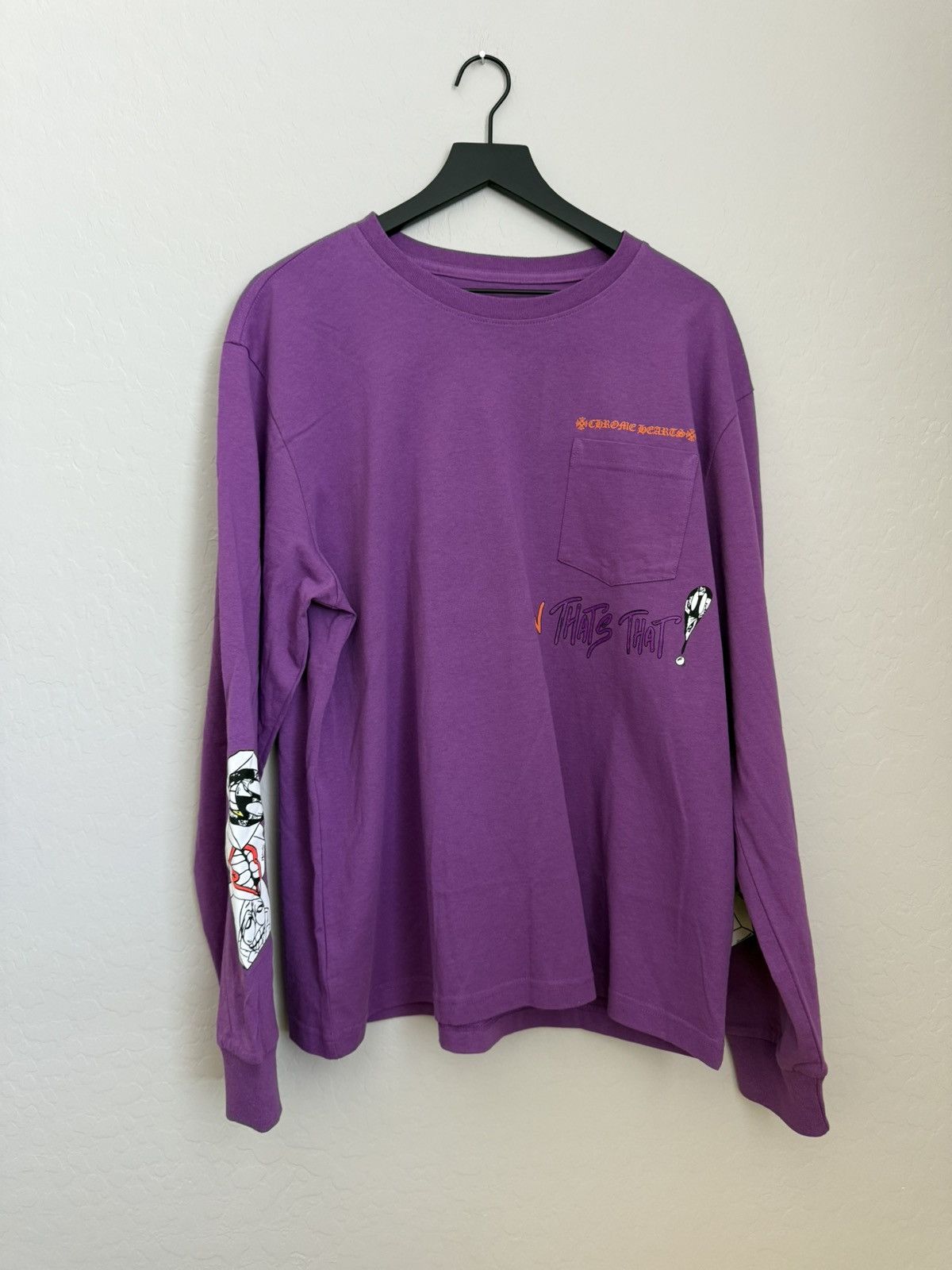 Tシャツ・カットソー Chrome Hearts MATTY BOY I WANT MORE NOT LESS L/S T-shirt Matty Boy I Want More Not Less L/S Tee 