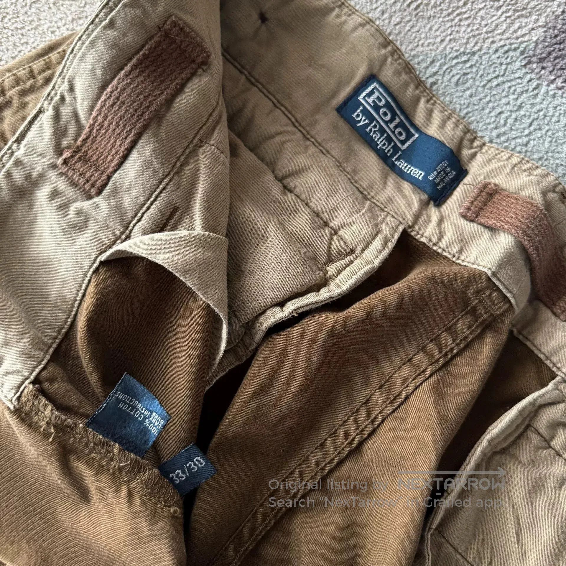 Ralph Lauren Blue Label Ralph Lauren Vintage Blue Label Cargo Pants. Size US 33 - 6 Thumbnail