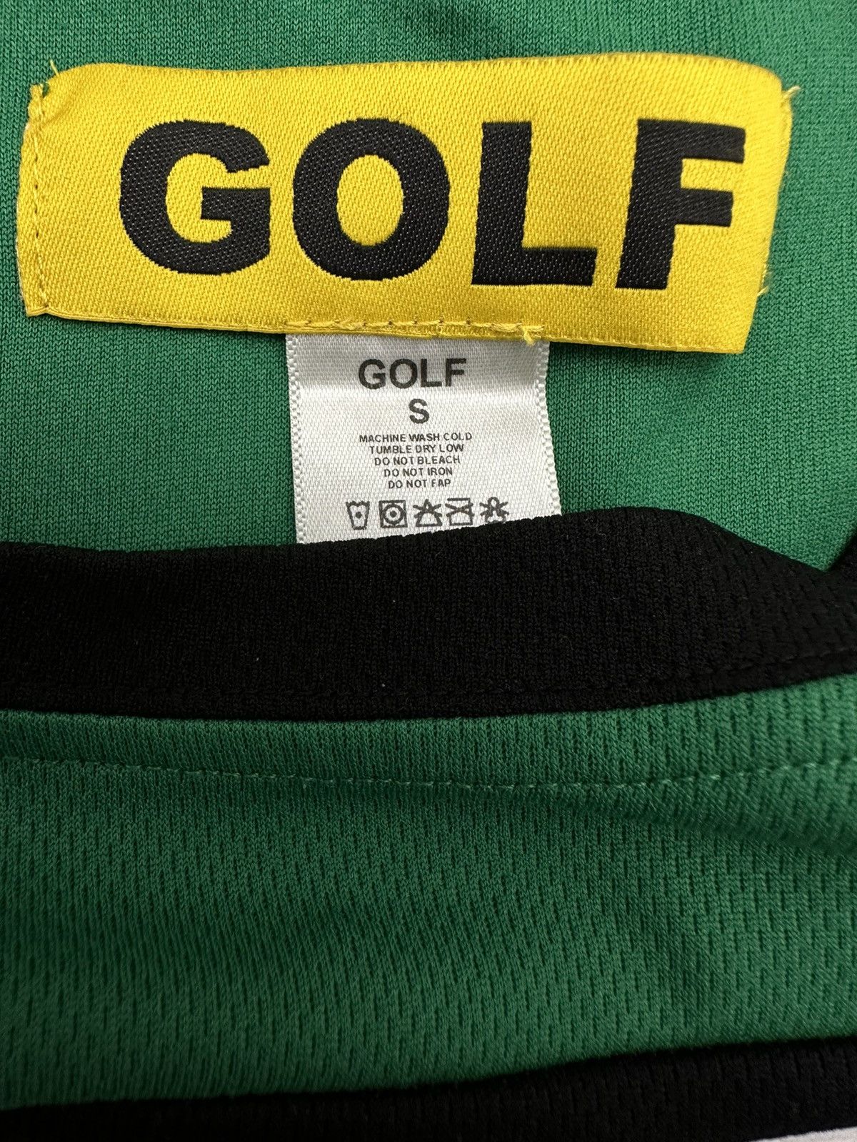 Golf Wang × Tyler The Creator RARE Golf Wang Camp Flag Gnaw Green Red Oval Long Sleeve Size US L / EU 52-54 / 3 - 7 Thumbnail