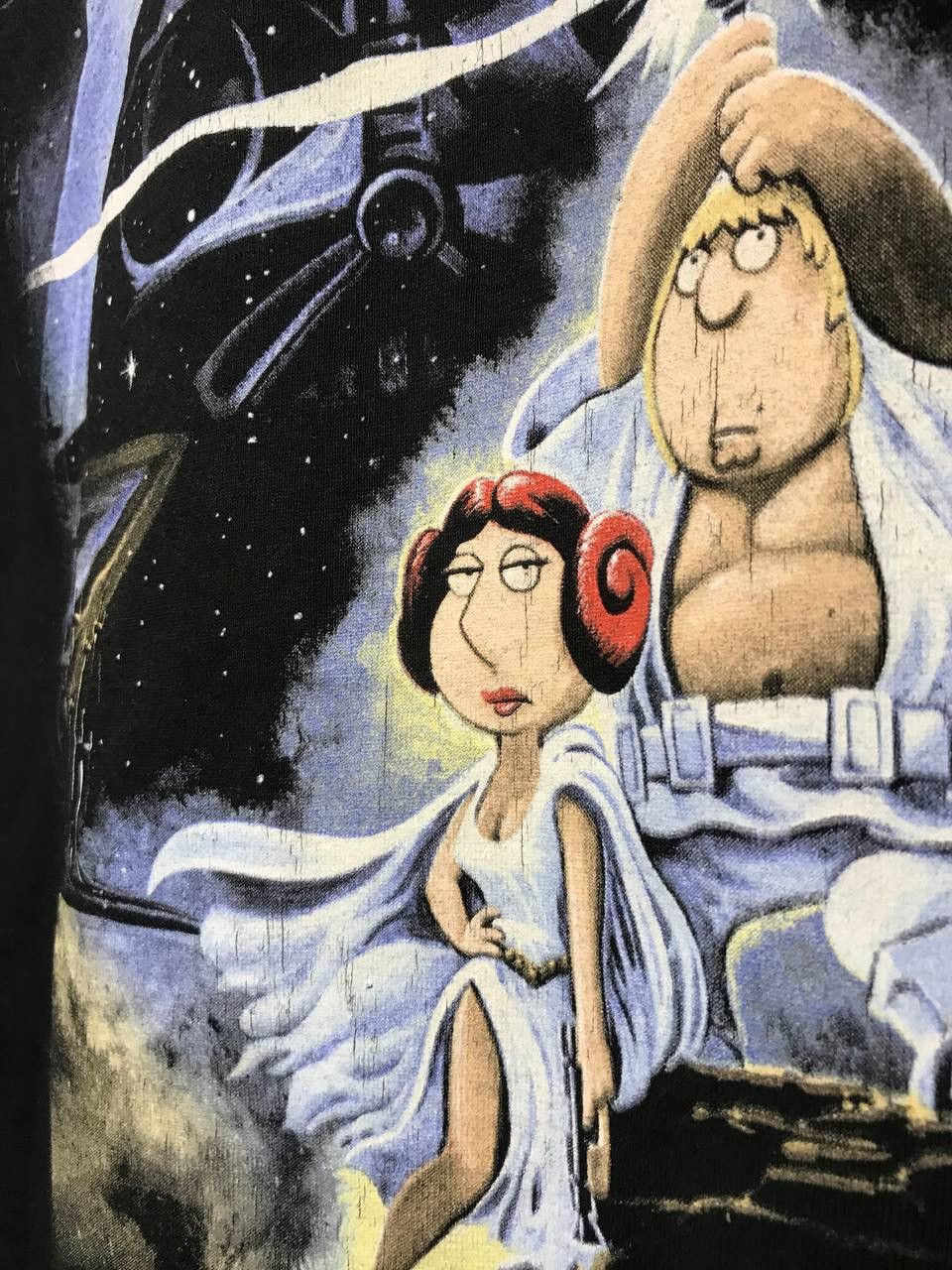 Vintage 🔥 Vintage 2000s Family Guy Star Wars T Shirt Lucasfilm Fox Size US L / EU 52-54 / 3 - 6 Thumbnail